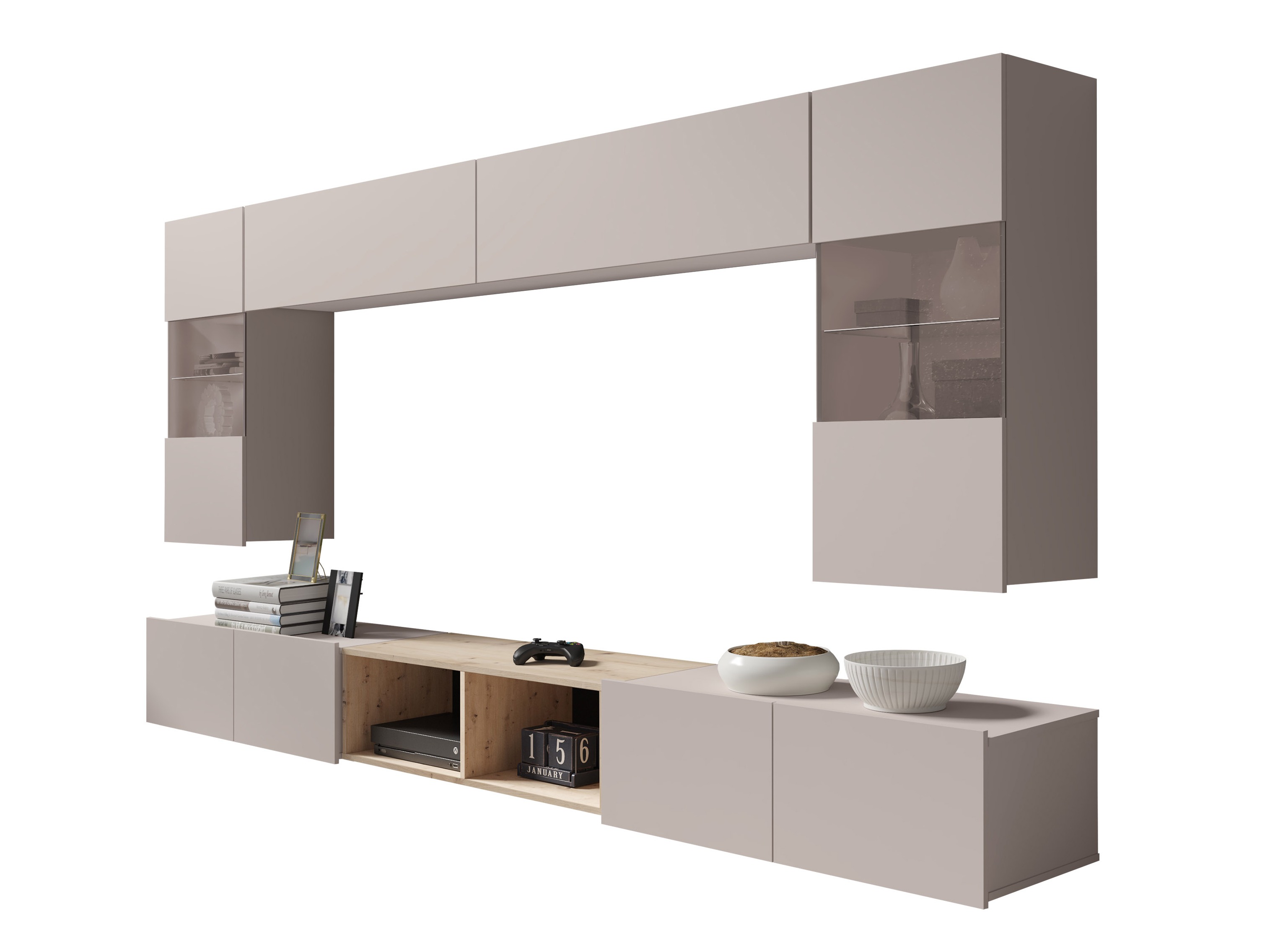 Set za dnevni boravak Remus XXIV (Kašmir + Hrast Artisan)