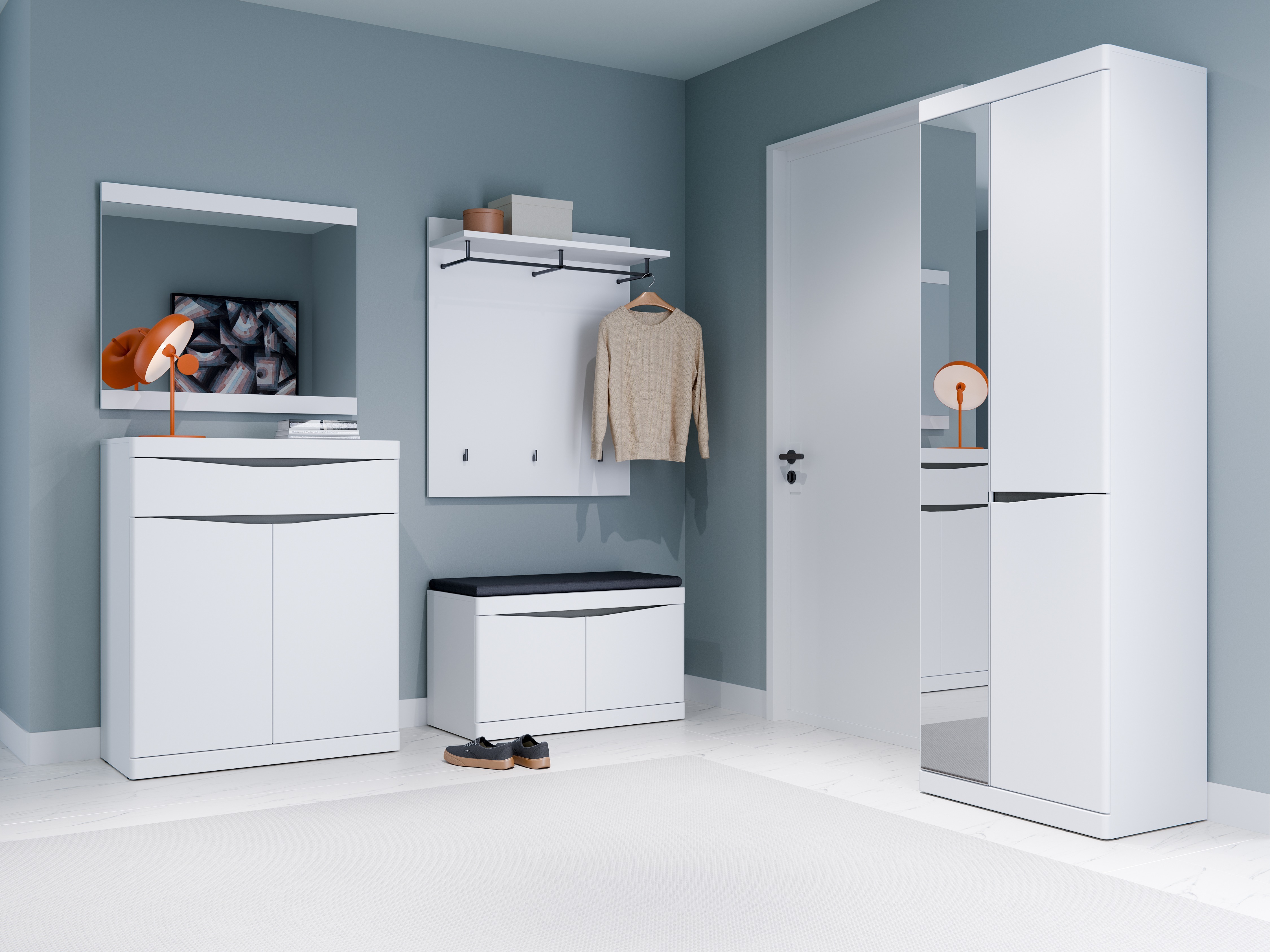 Set za hodnik Venlori 119 (Bijela)