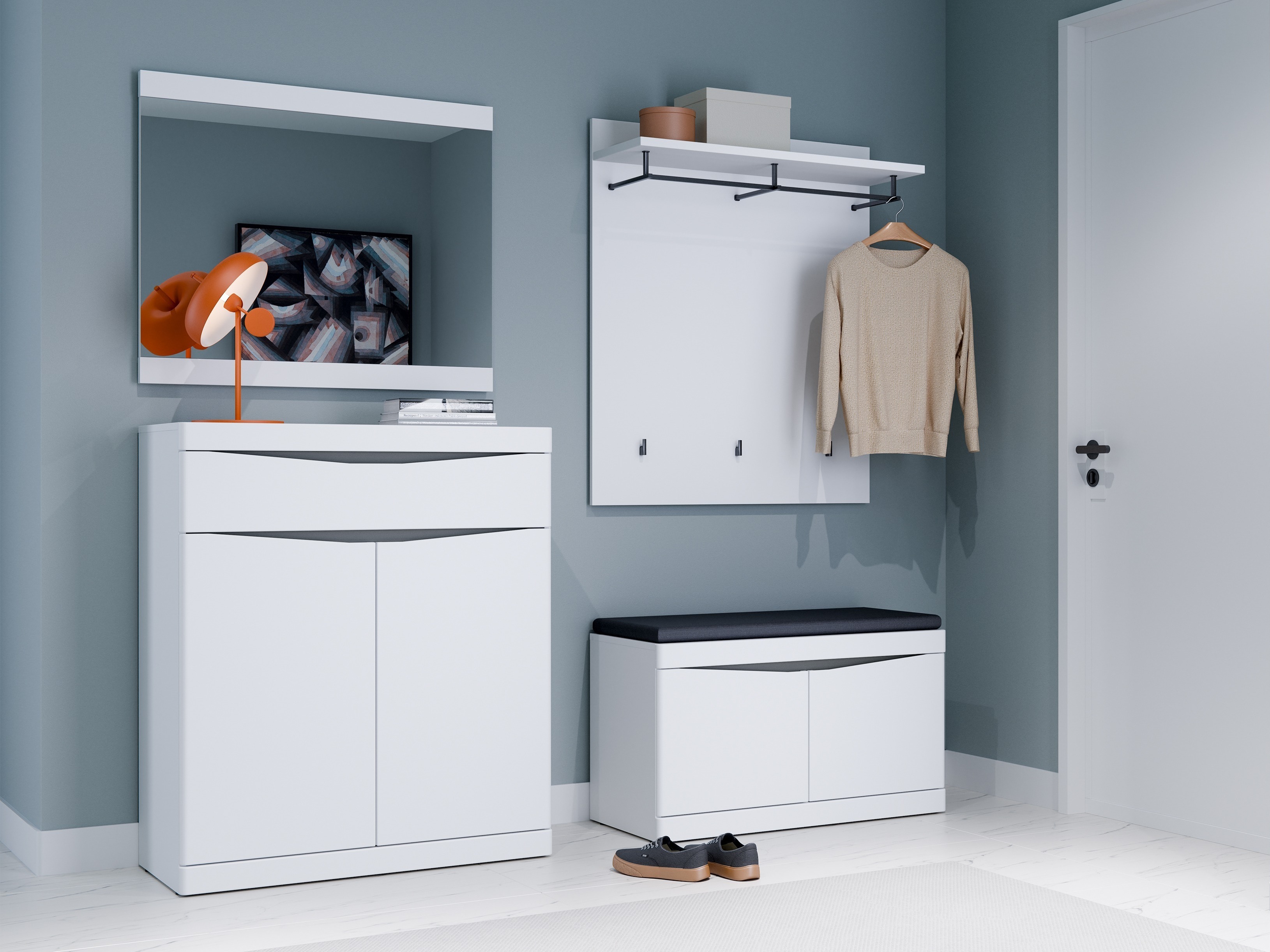 Set za hodnik Venlori 119 (Bijela)