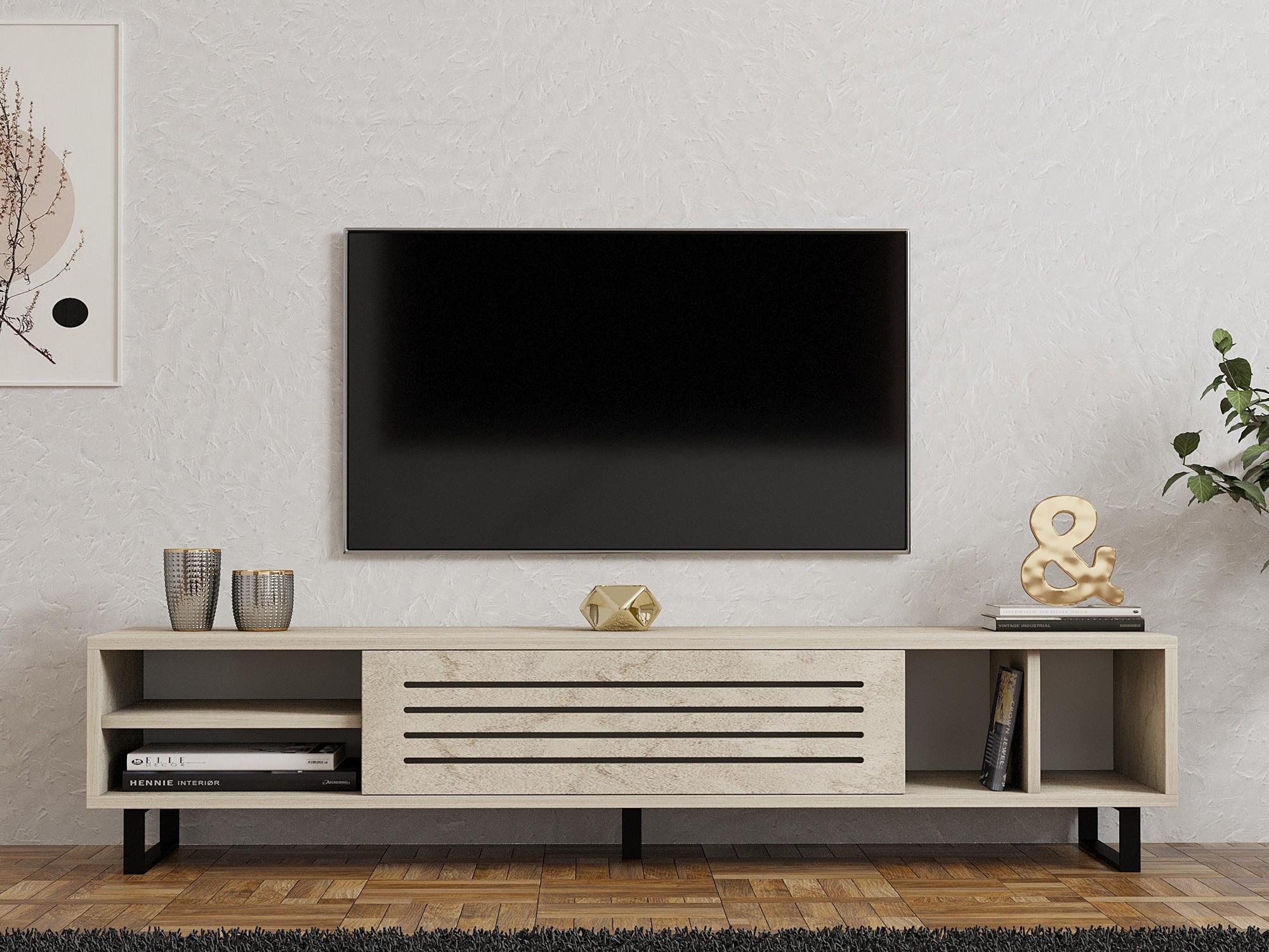 TV stol Kailua 629 (Svijetli travertin)