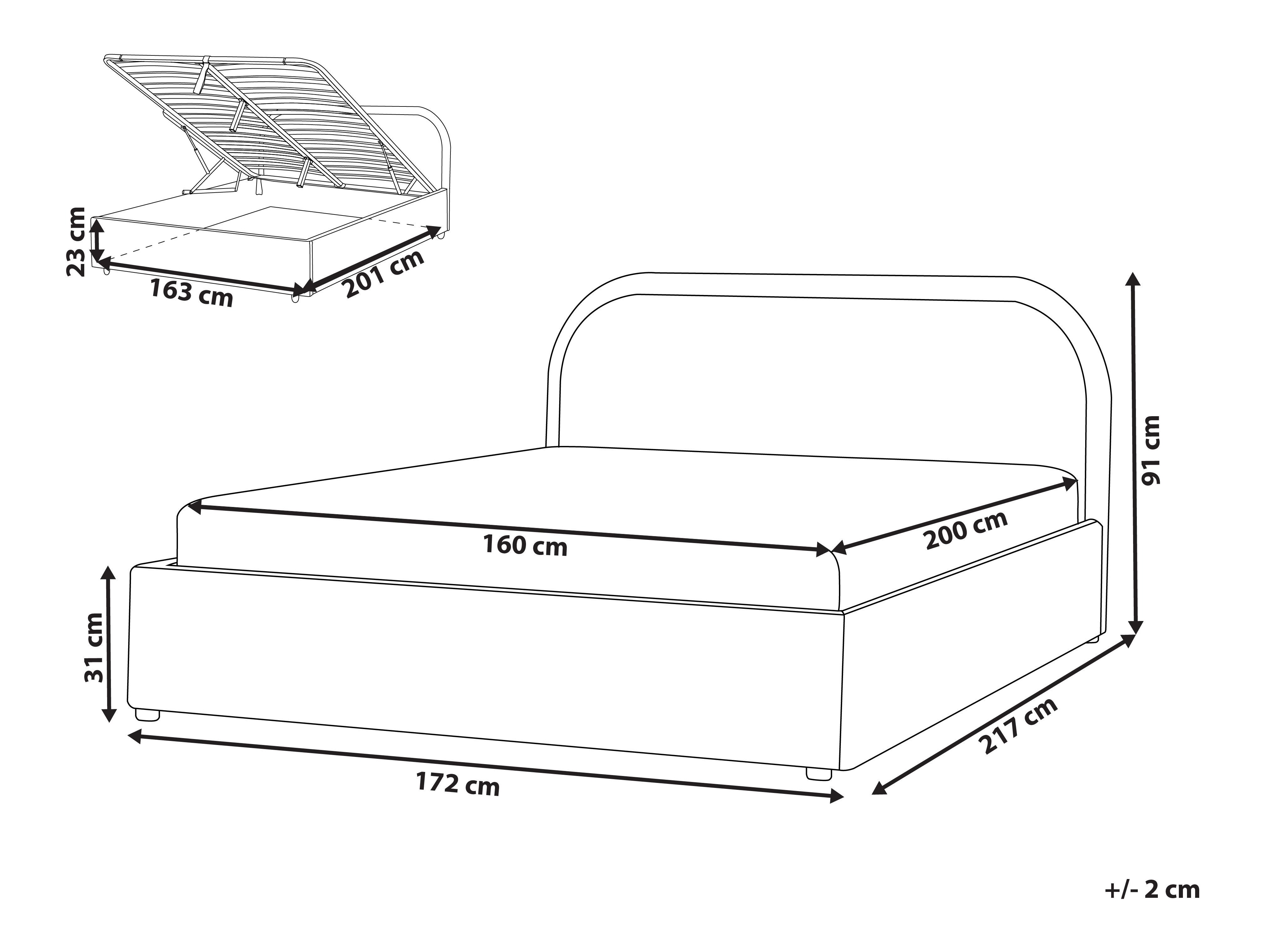 Krevet Berwyn 2062 (Bež)