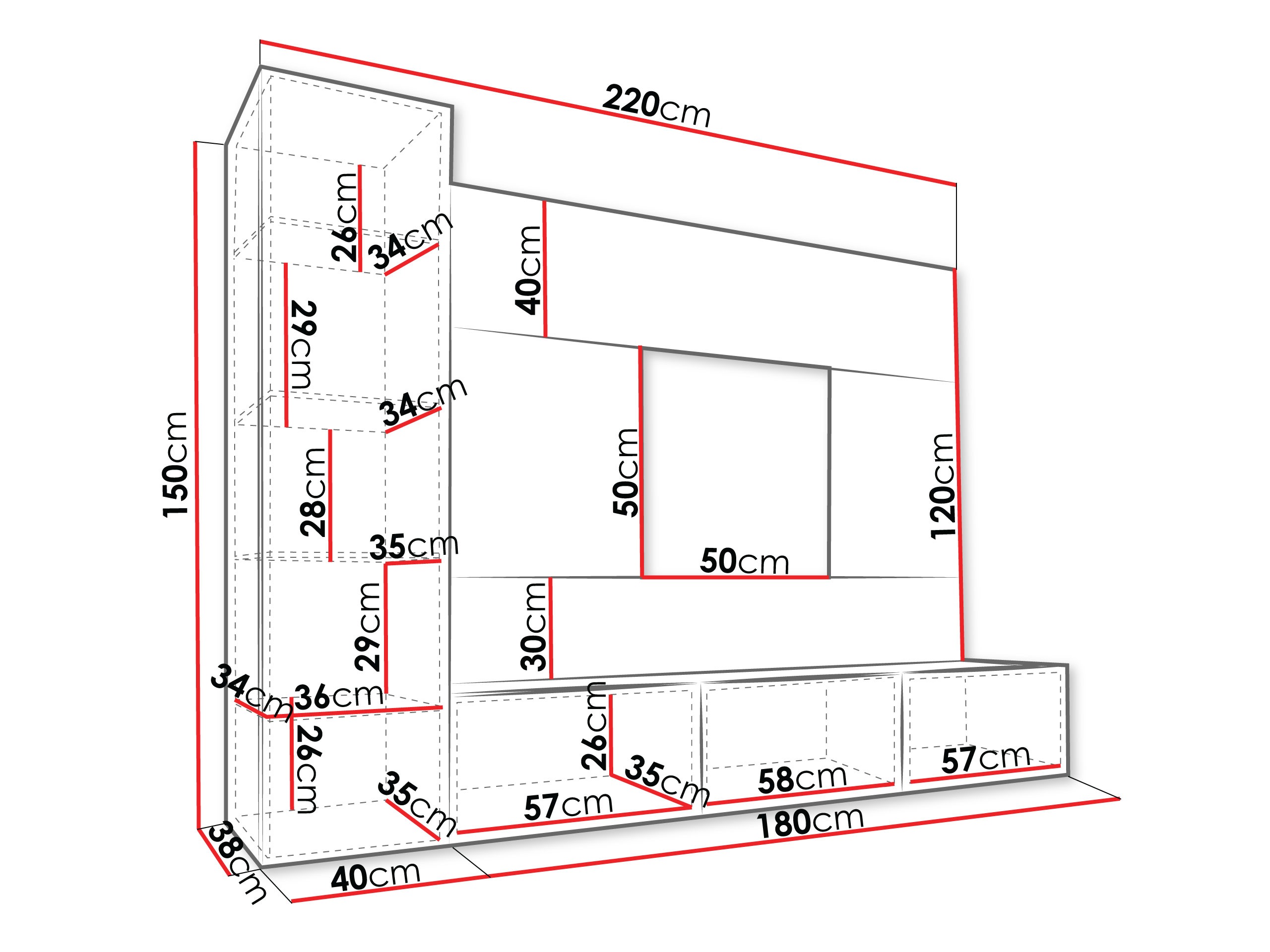 Set za dnevni boravak Comfivo 452 (Bež + Hrast)