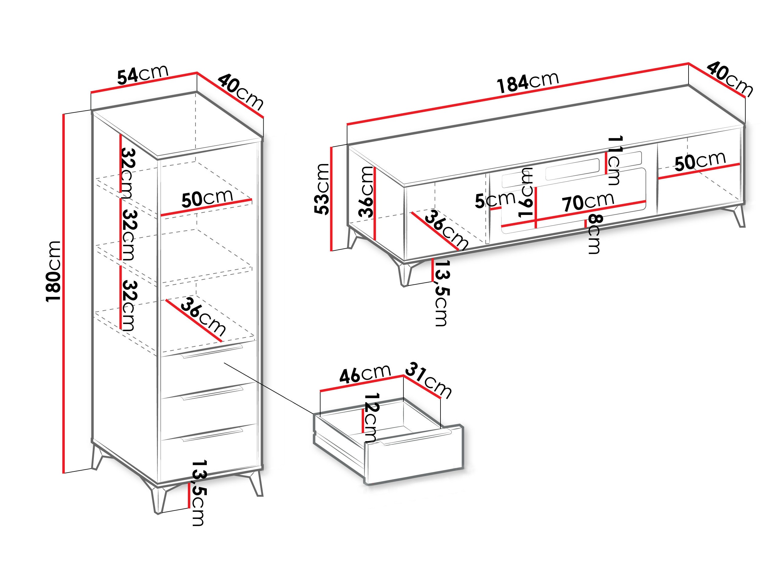 Set za dnevni boravak Comfivo Camlue 113