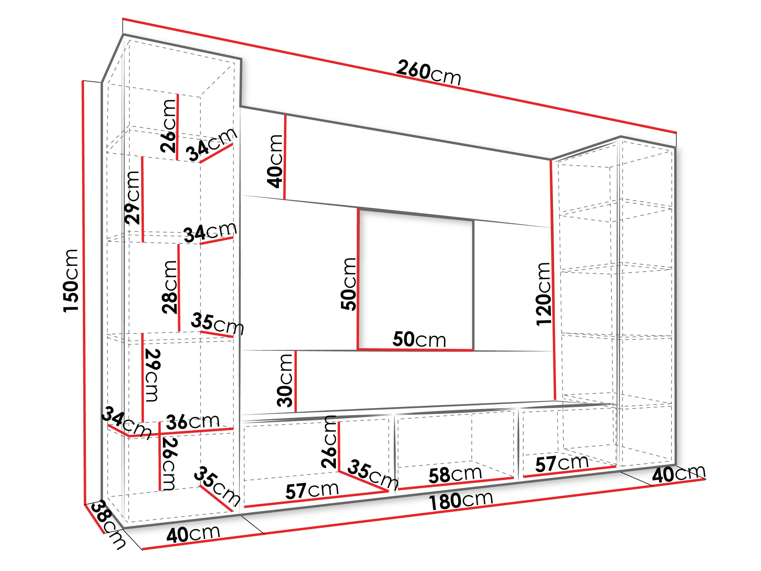 Set za dnevni boravak Comfivo Salix V (Bijela + Bijeli mramor)