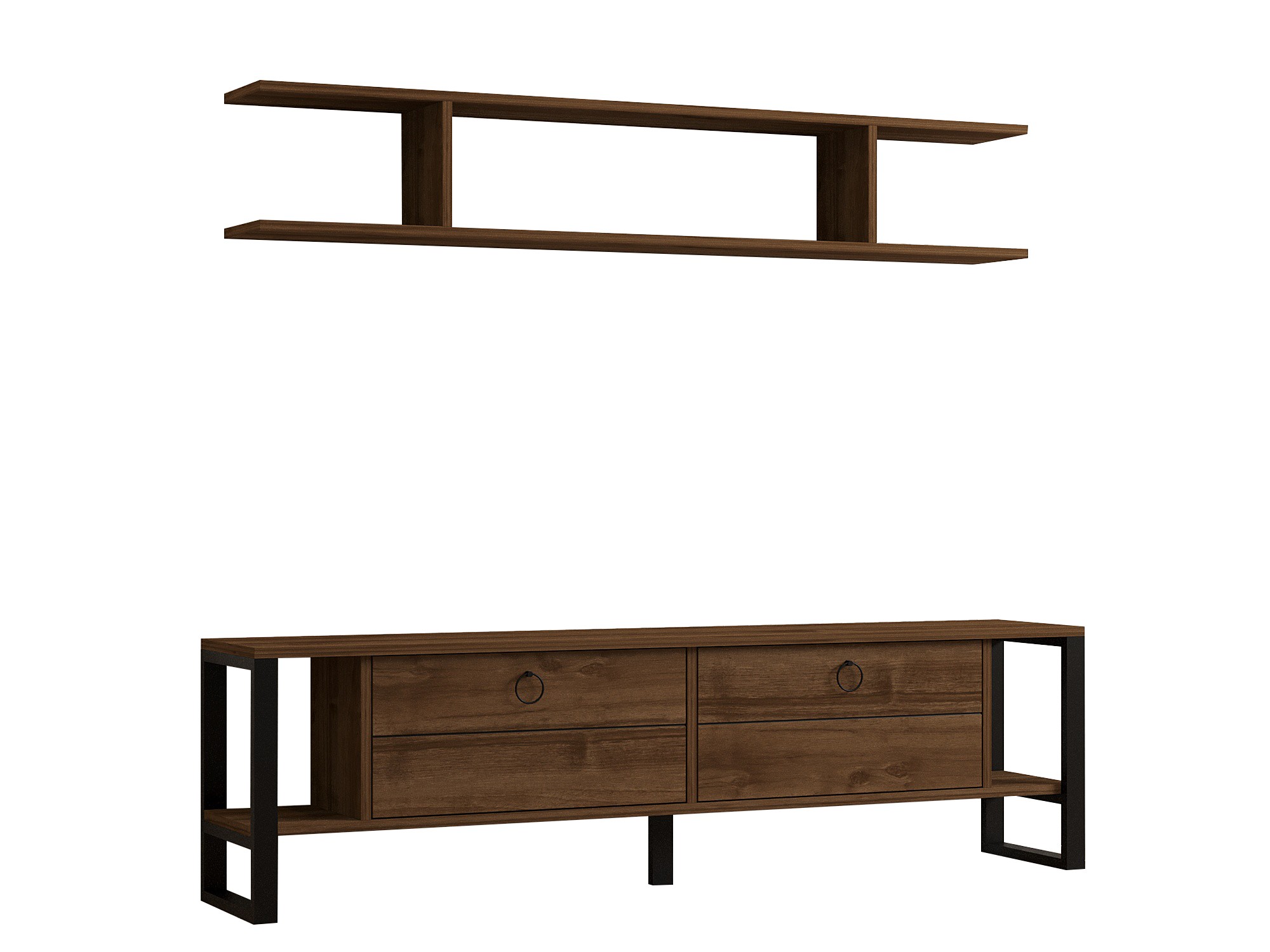 Set za dnevni boravak Kailua 2643 (Orah)