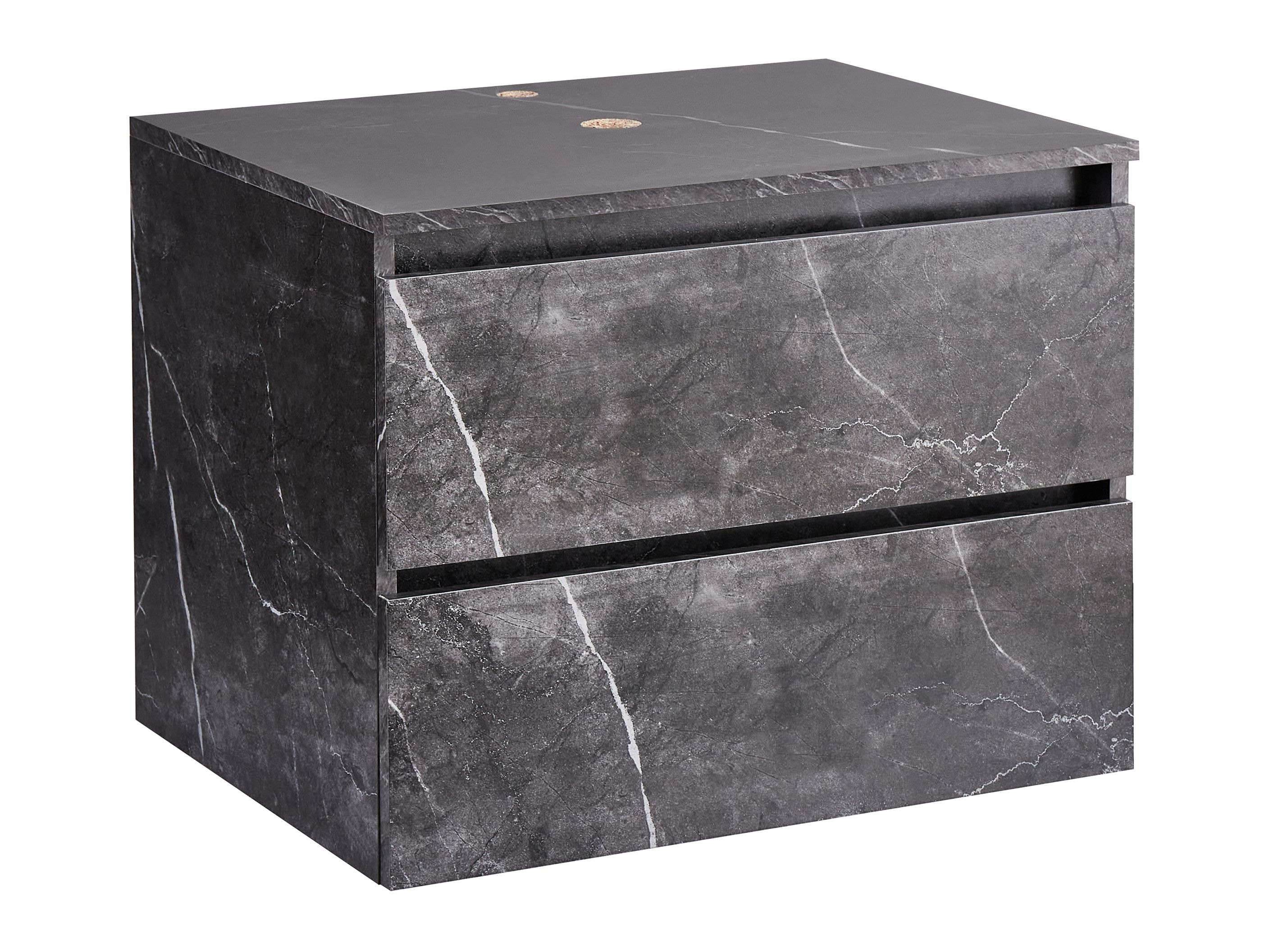 Zidni ormarić za umivaonik Berwyn 2719 (Crni mramor)