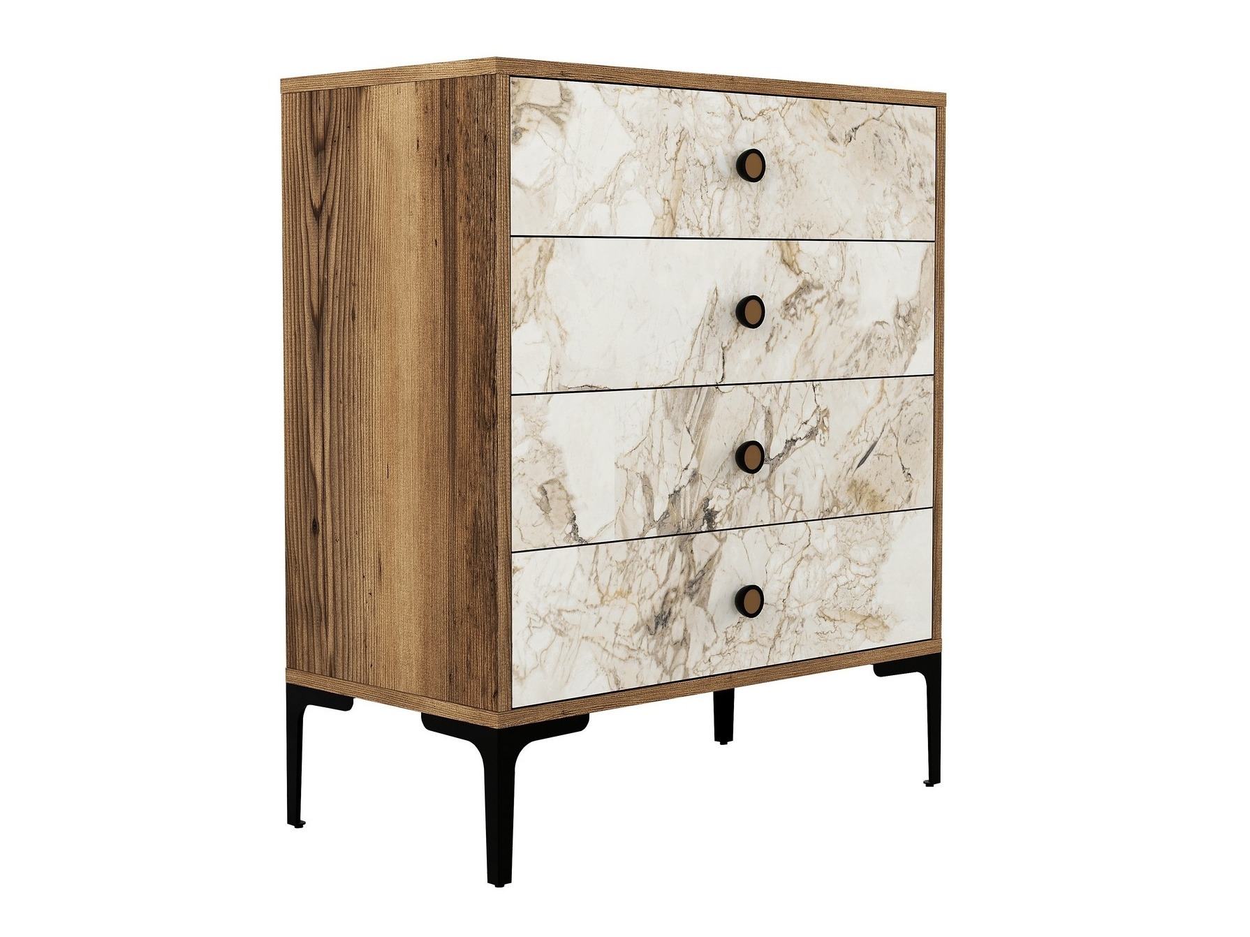 Komoda Kailua 771 (Orah + Bijeli mramor)