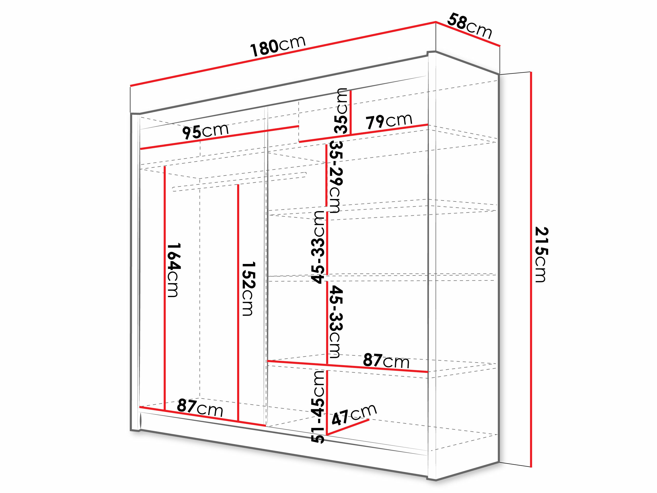 Ormar Closico Area (Bijela)