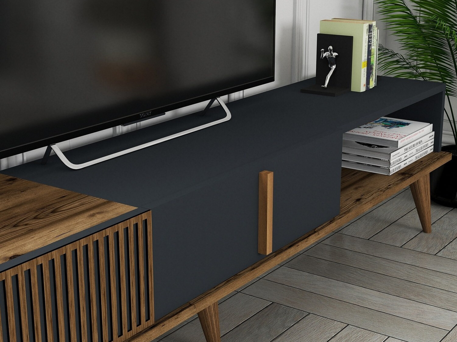 TV stol Mavbene 102 (Orah + Antracit)