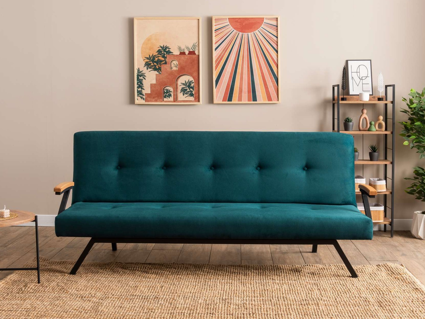 Kauč na razvlačenje Altadena 604 (Tirkizna)