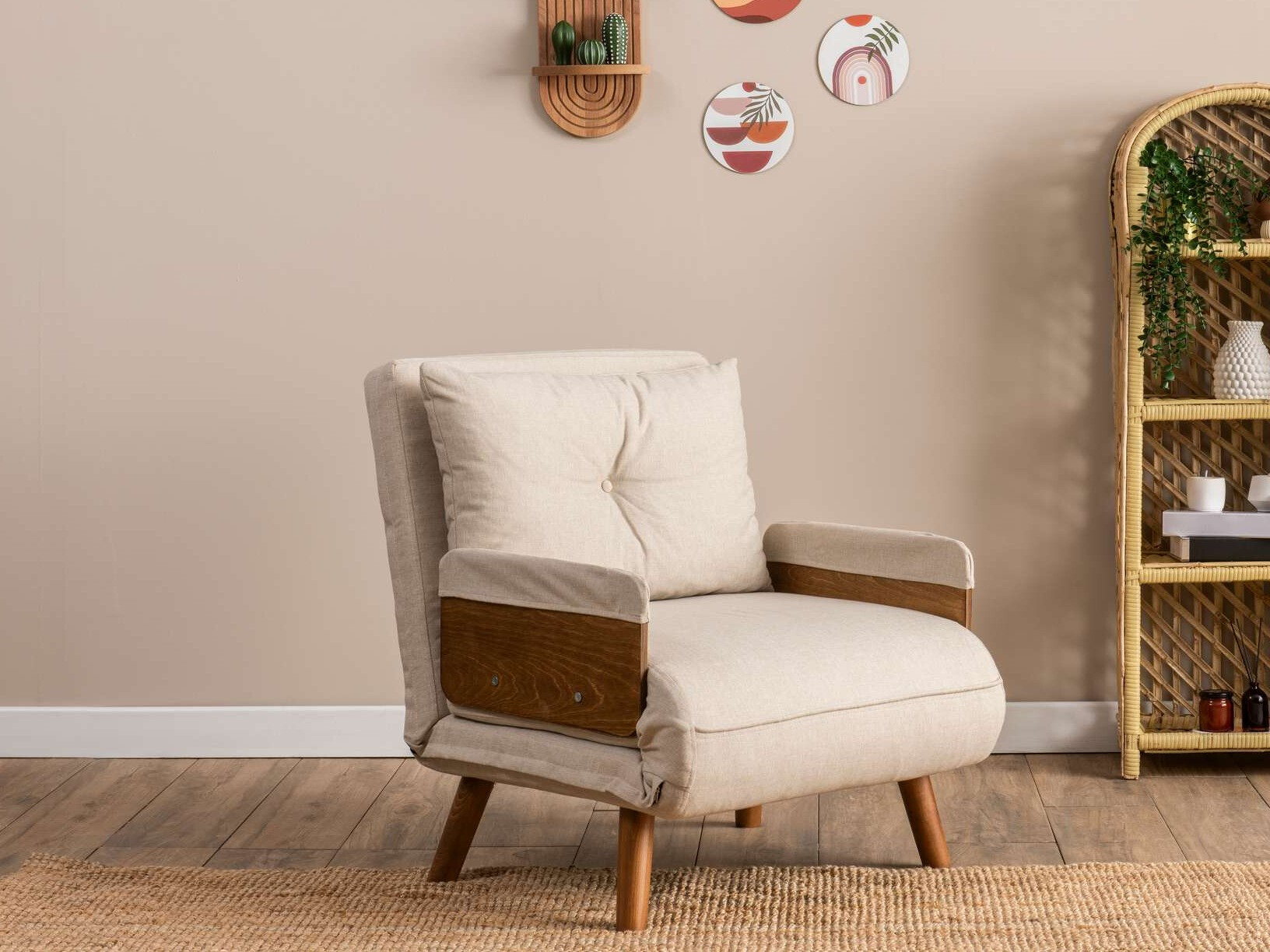 Fotelja Altadena 607 (Krem)