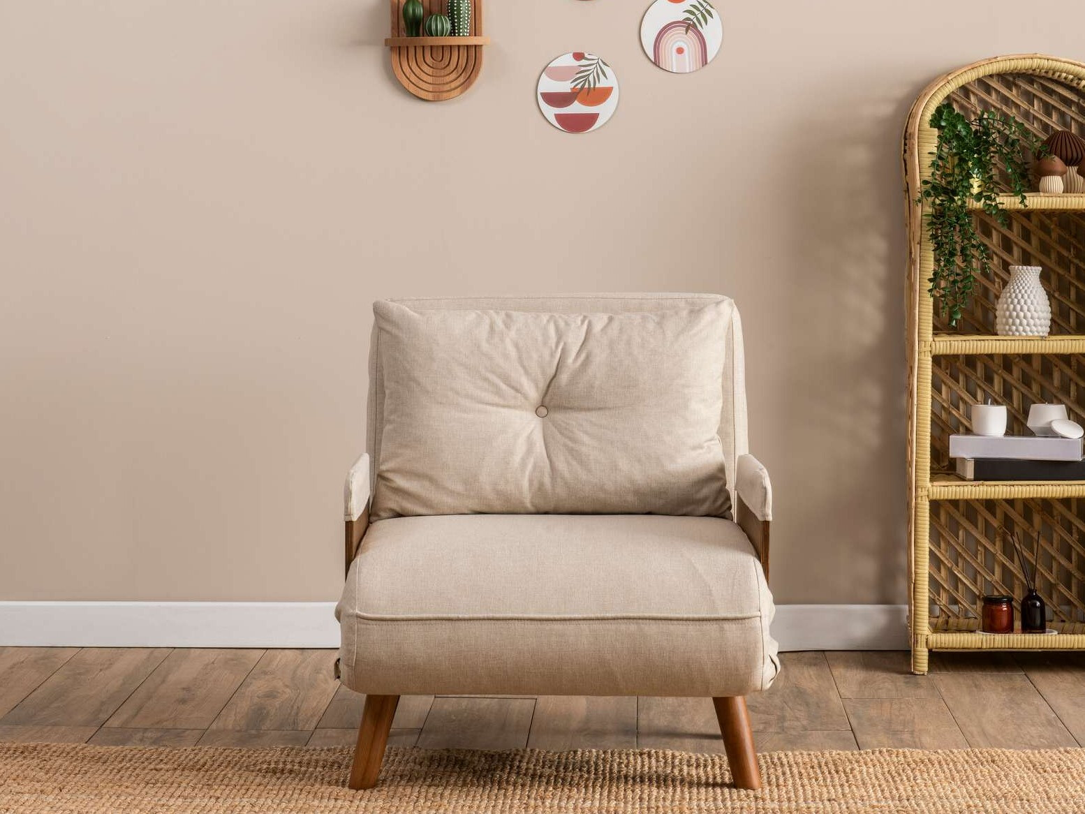 Fotelja Altadena 607 (Krem)