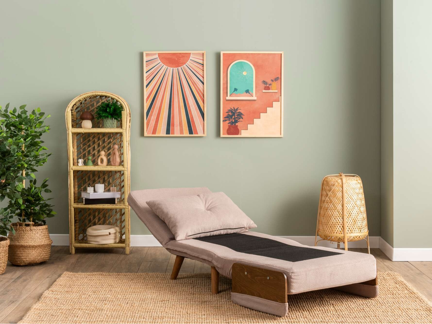 Fotelja Altadena 607 (Svijetlo smeđa)