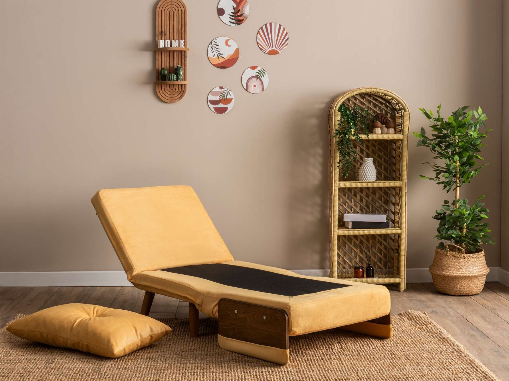 Fotelja Altadena 607 (Svijetlo žuta)