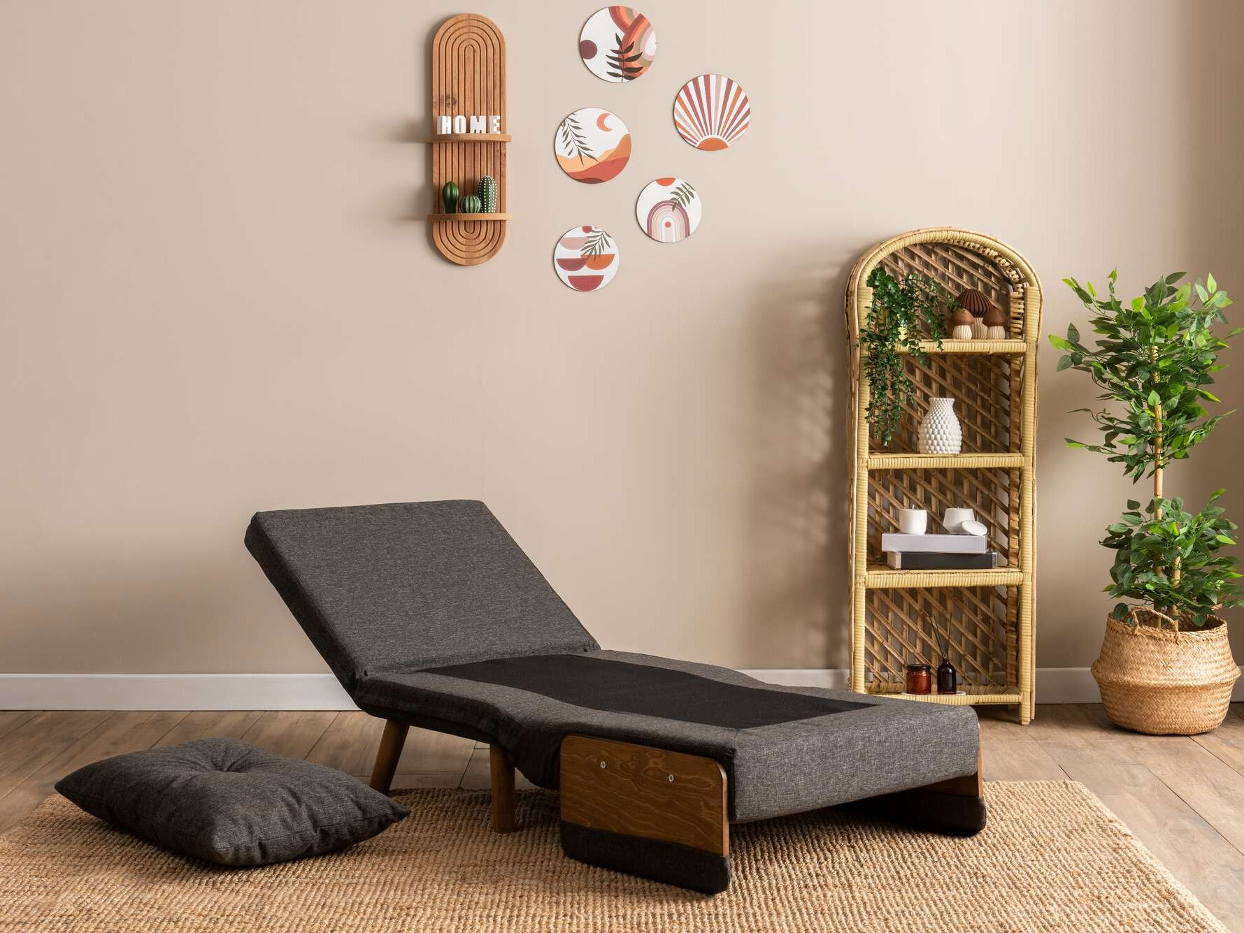 Fotelja Altadena 607 (Tamno sivo)