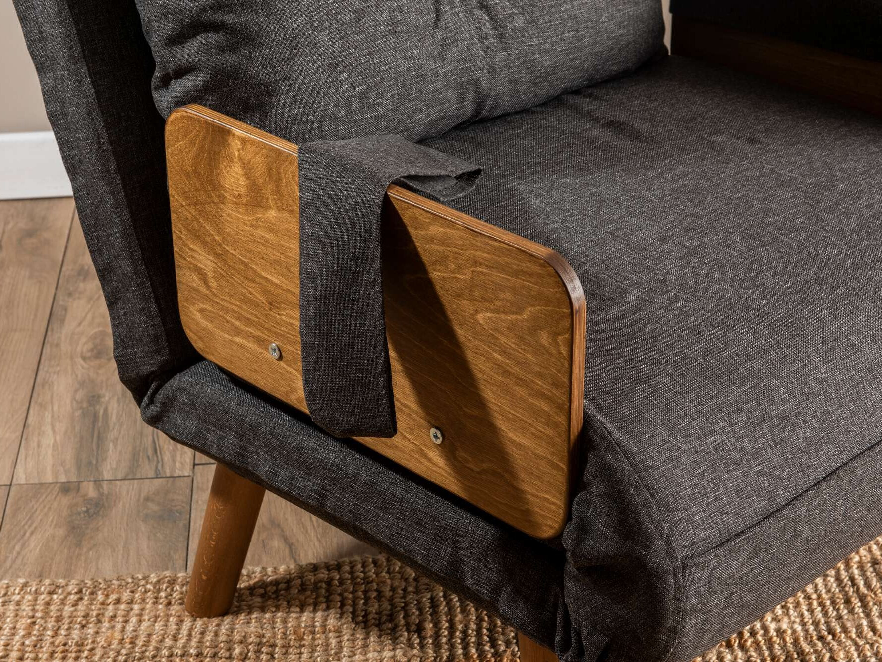 Fotelja Altadena 607 (Tamno sivo)