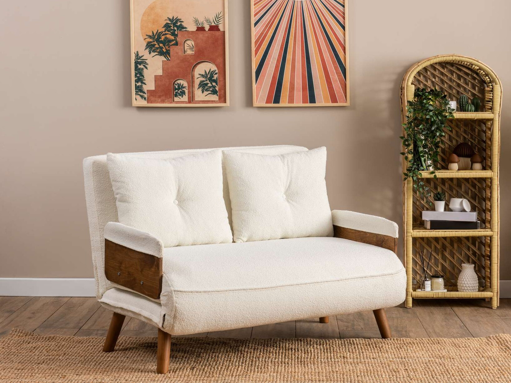 Kauč na razvlačenje Altadena 606 (Bijela)