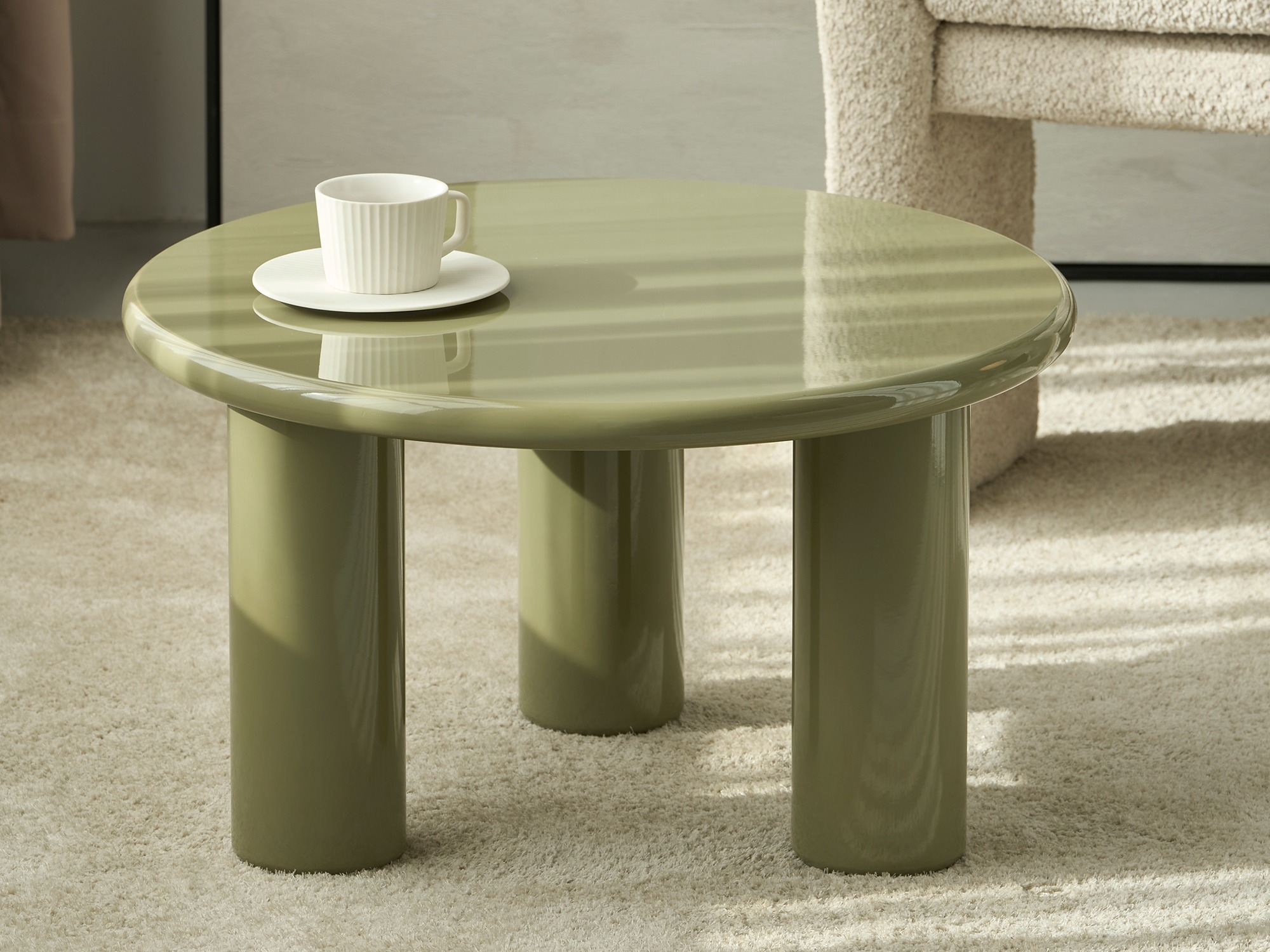 Stolić za kavu Burleson 493 (Sjajno zelena)