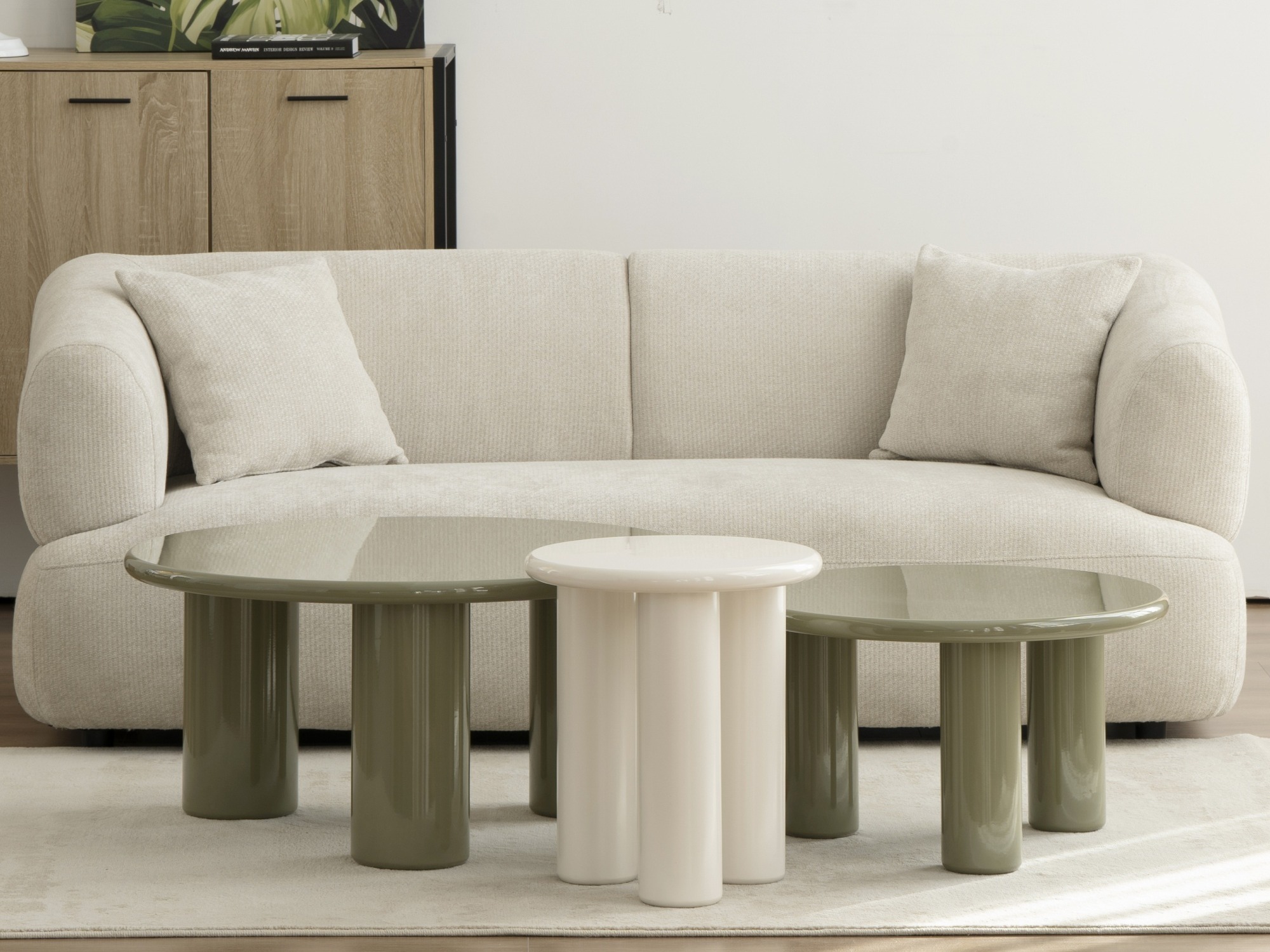 Stolić za kavu Burleson 493 (Sjajno zelena)