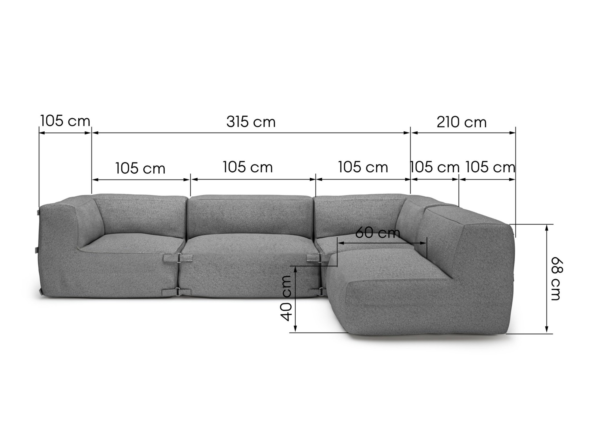 Vrtna sofa Burleson 337