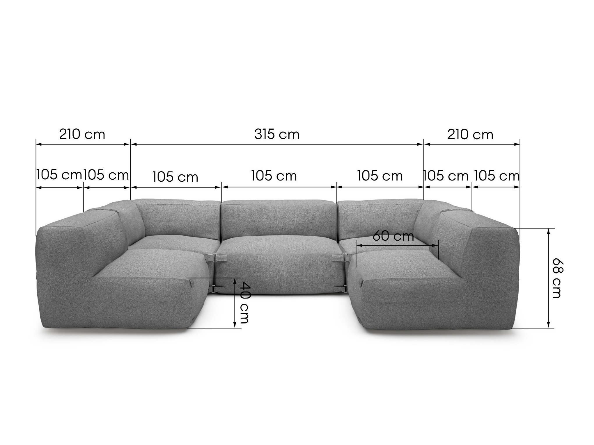 Vrtna sofa Burleson 338