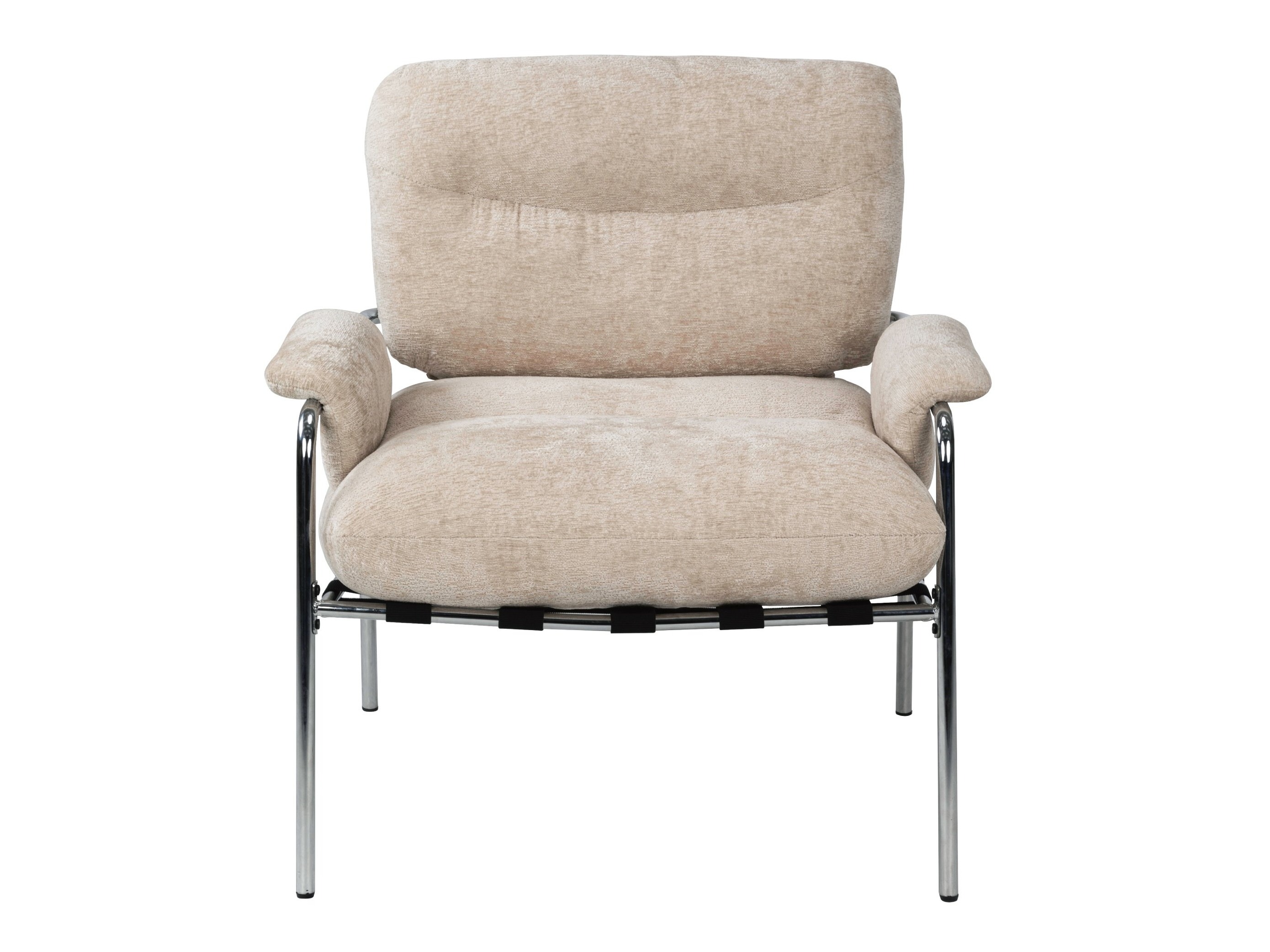 Fotelja Burleson 344 (Bež + Srebrna)