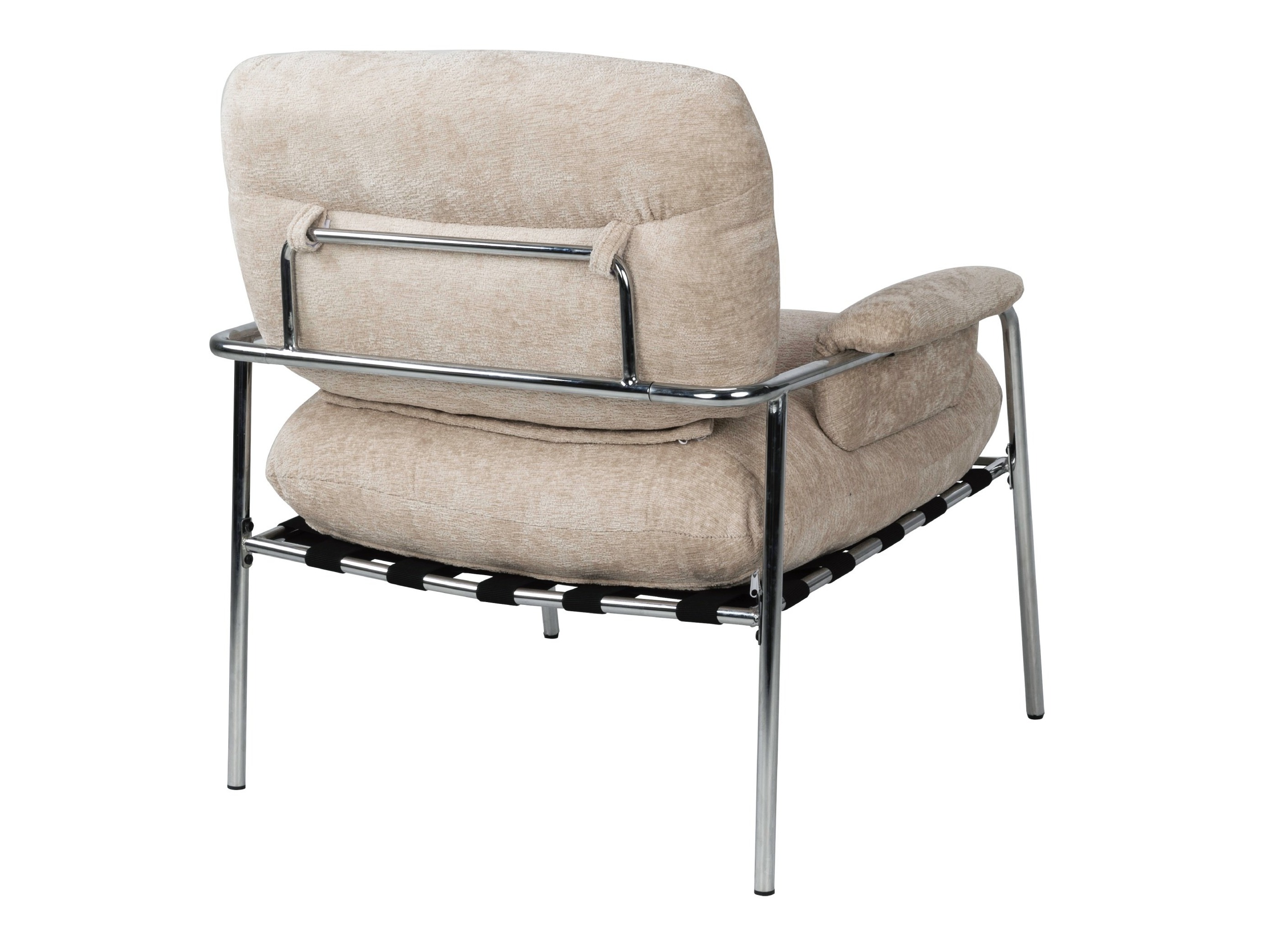 Fotelja Burleson 344 (Bež + Srebrna)