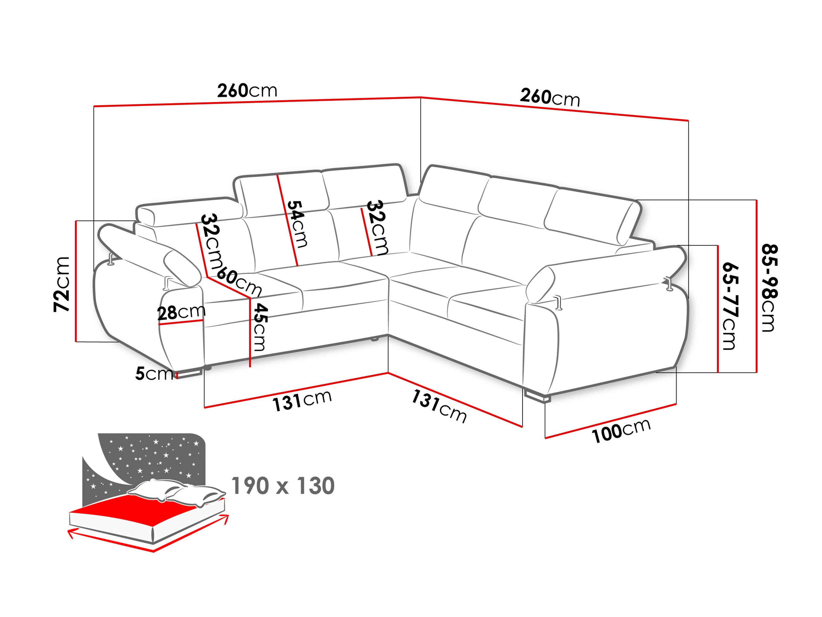Kutna garnitura Columbus 215 (Paros 02)