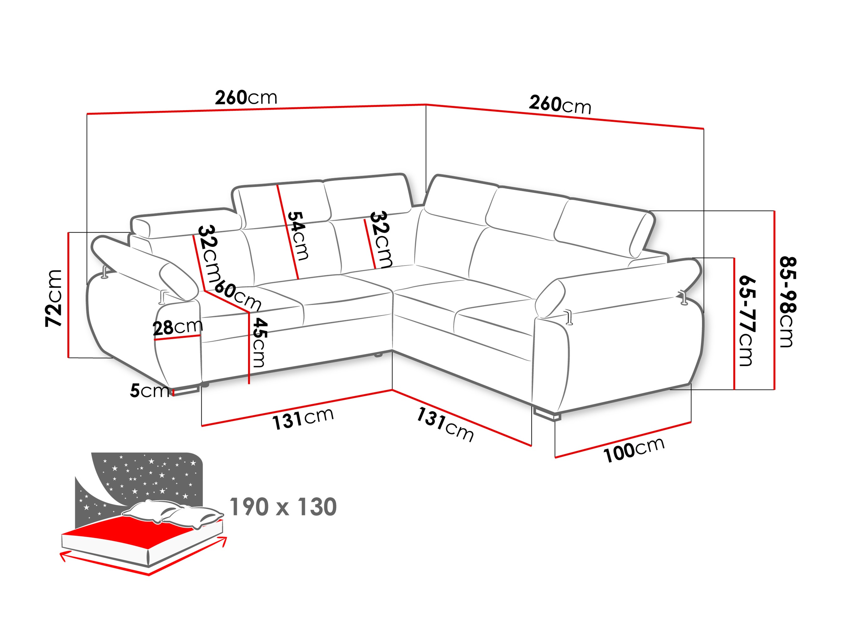 Kutna garnitura Columbus 215 (Paros 04)