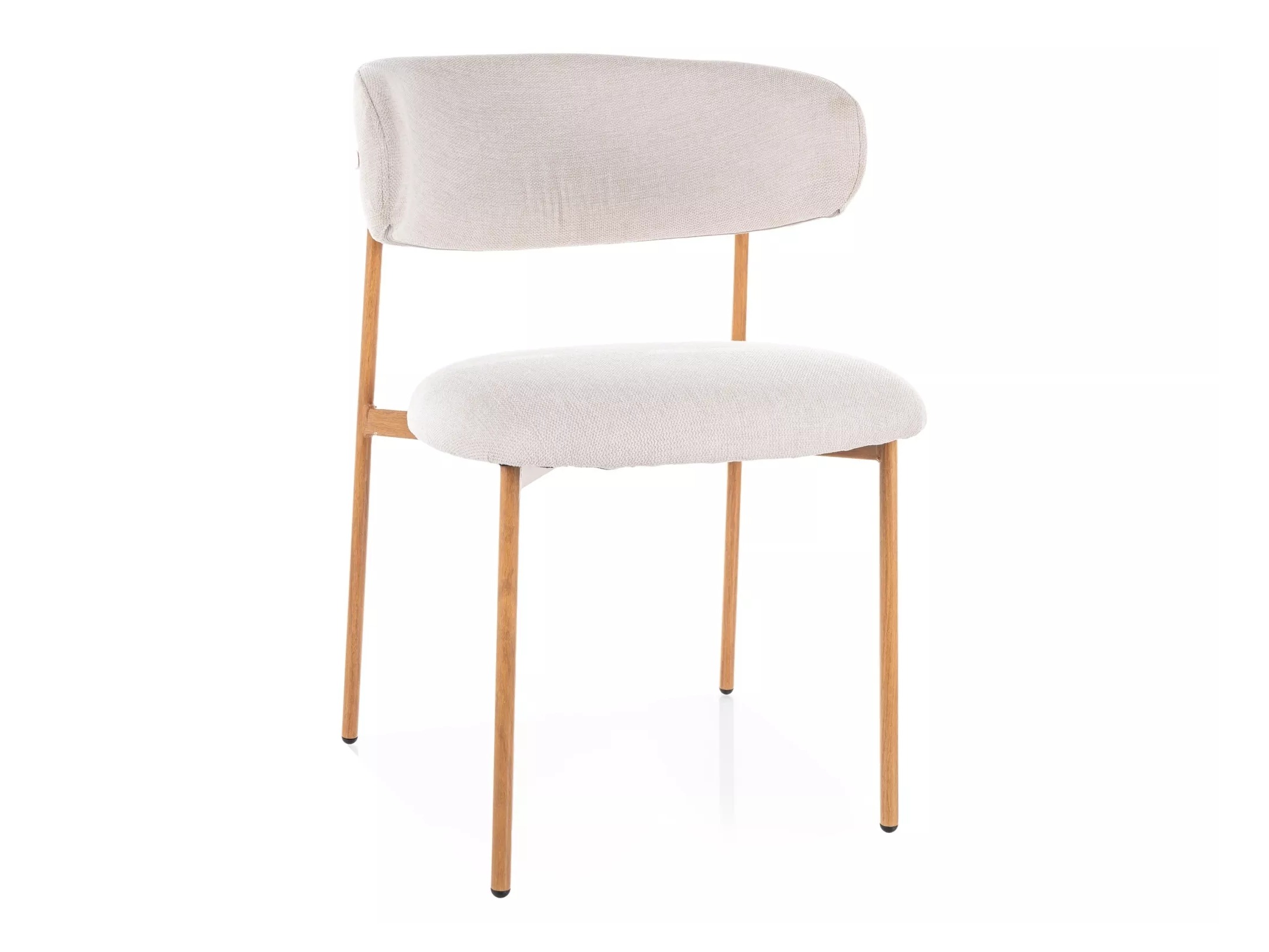 Stolica Detroit 802 (Svijetlo bež + Hrast)