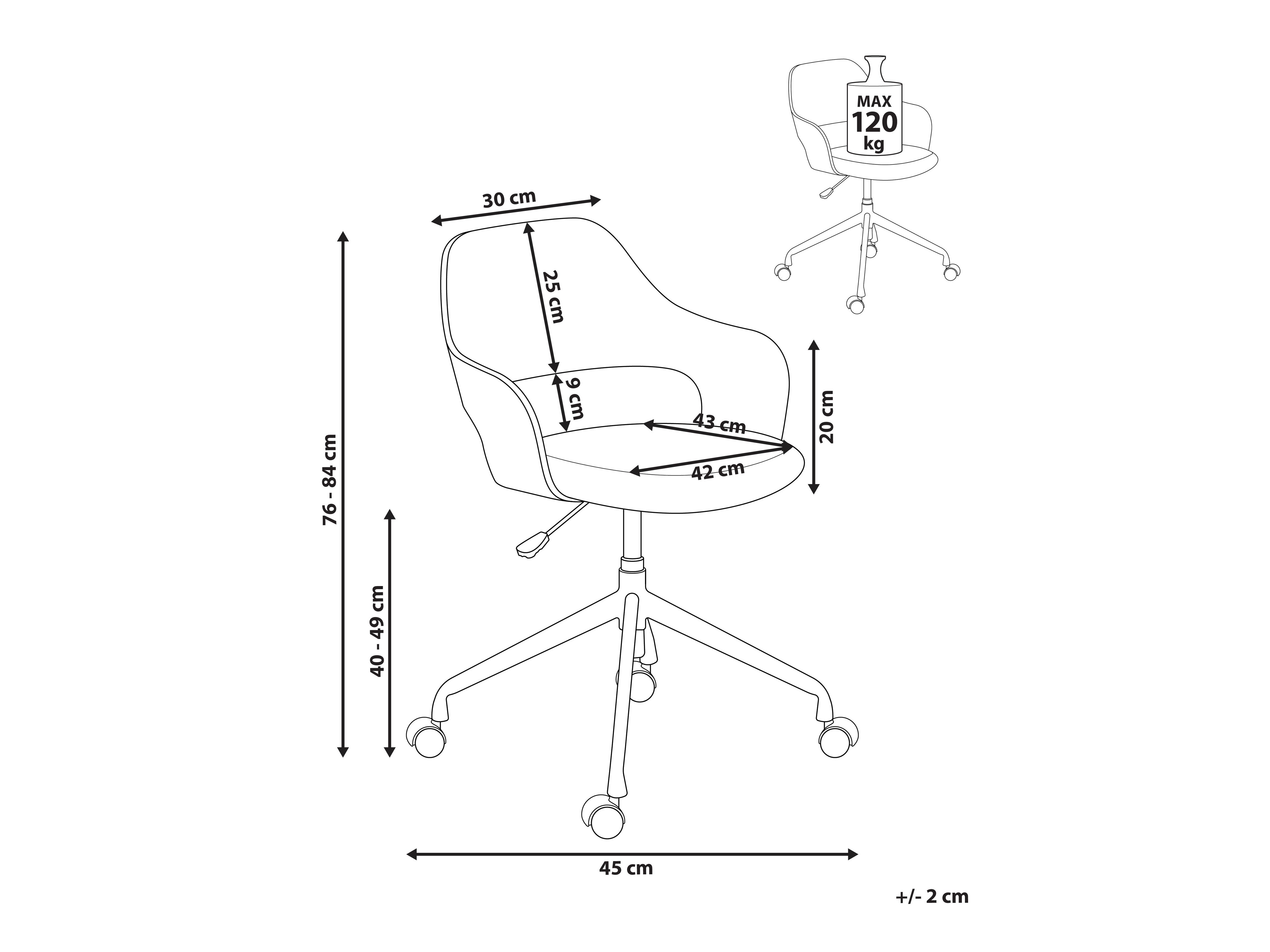 Uredska stolica Berwyn 2727 (Svijetlo bež)