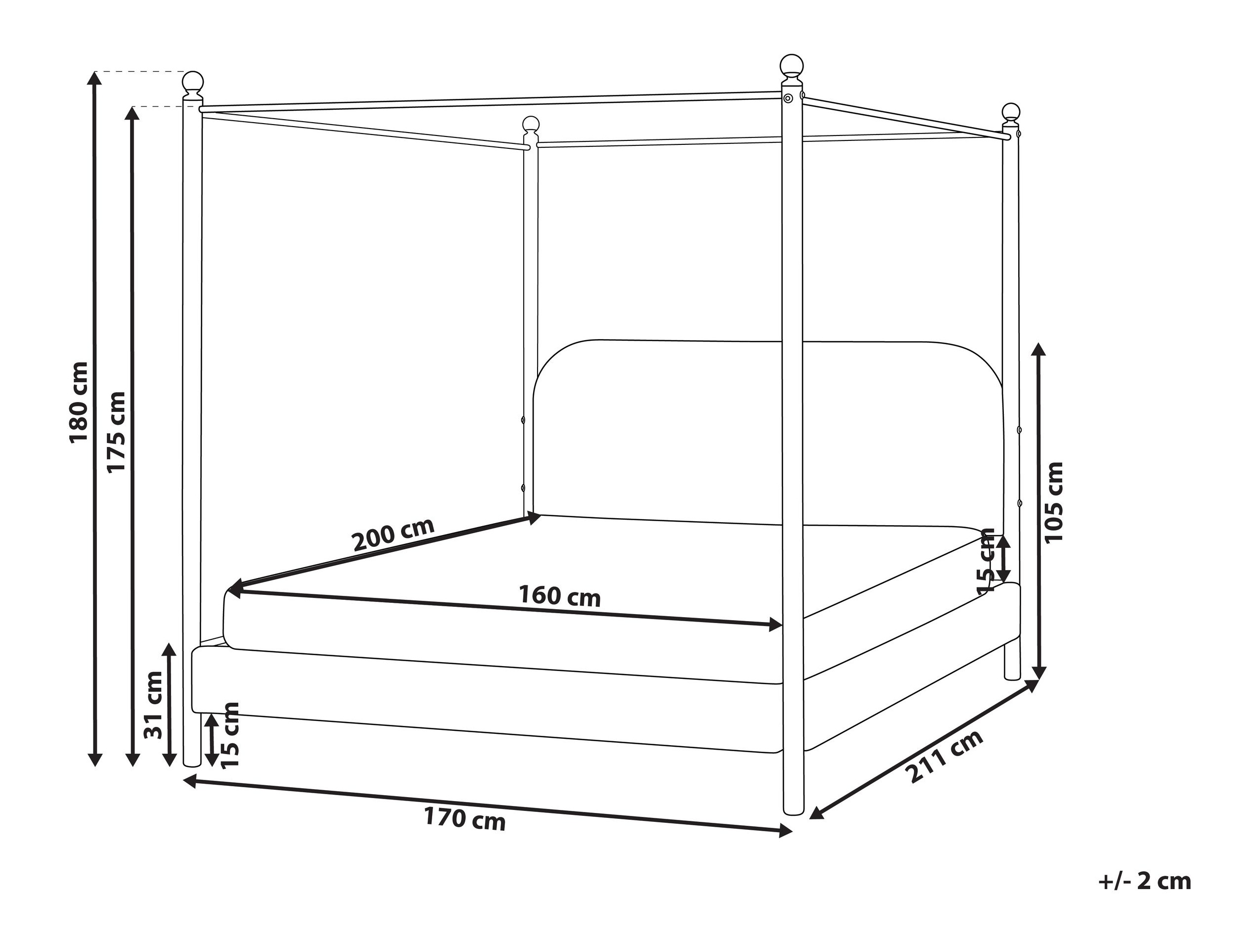 Krevet Berwyn 2734 (Taupe)