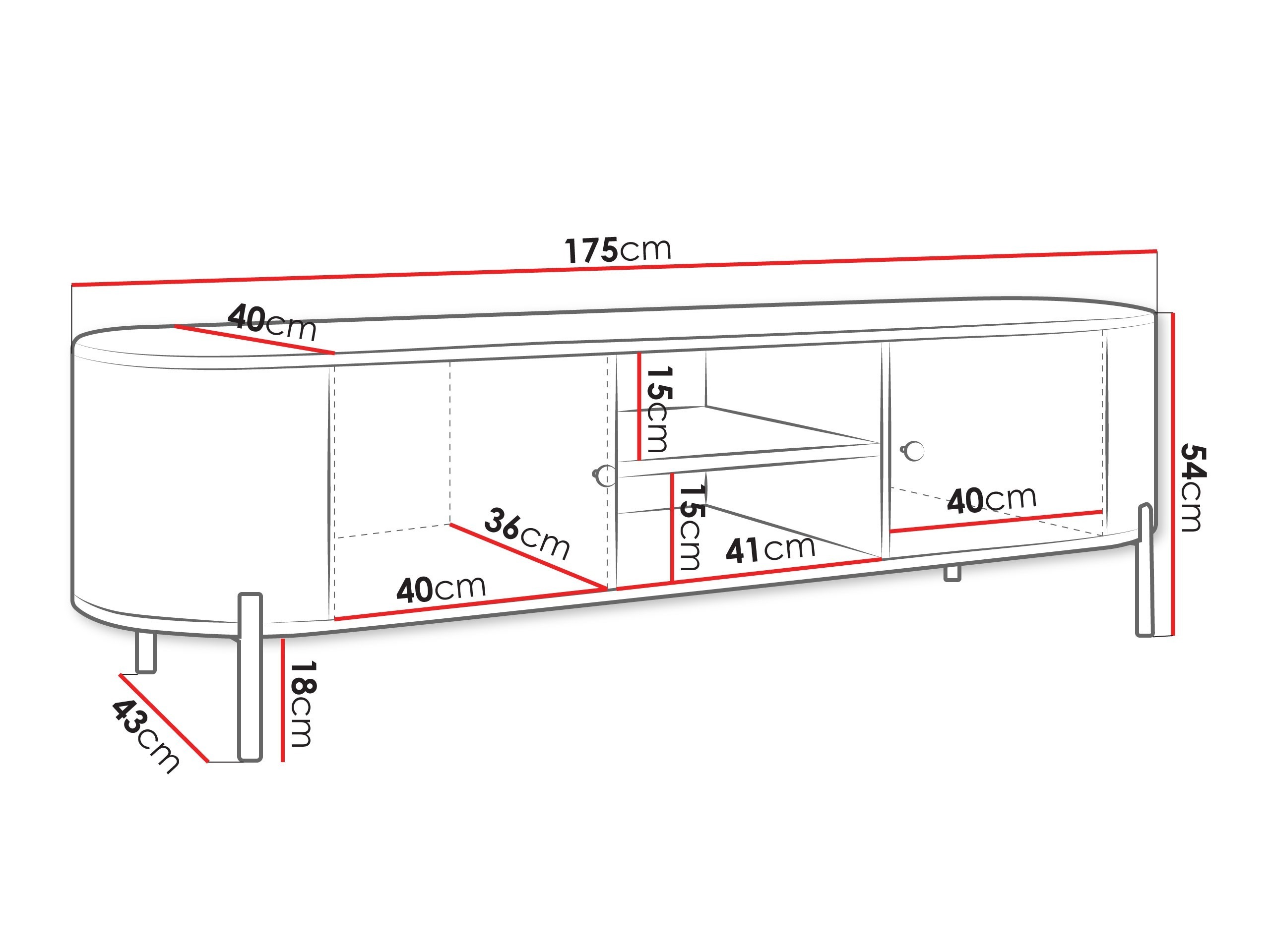 TV stol Comfivo Mirsoni 103