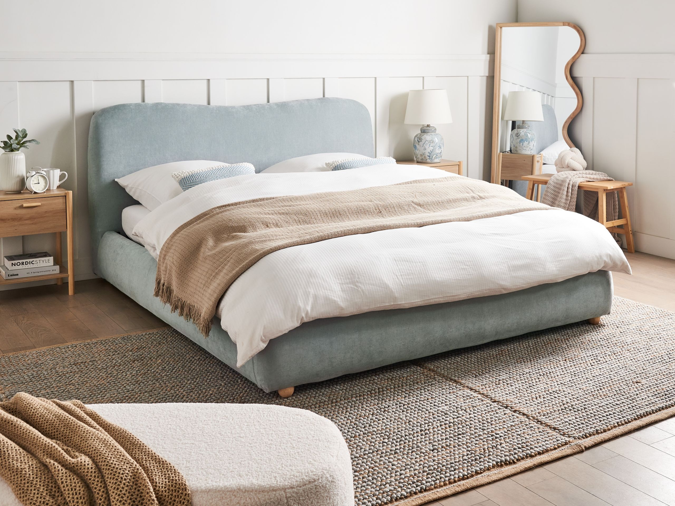 Krevet Berwyn 2735 (Svijetlo plava)