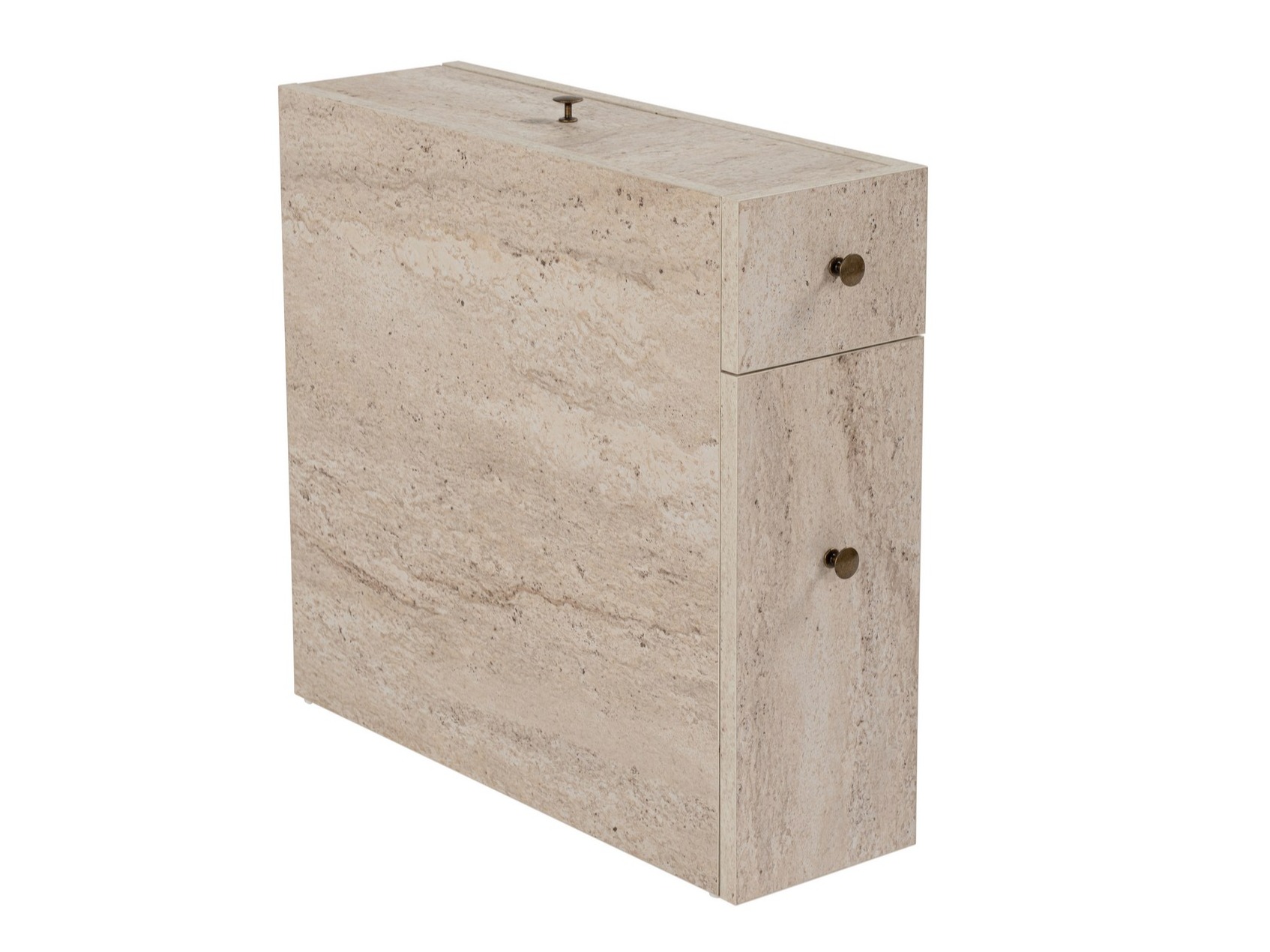 Samostojeći kupaonski ormarić Kailua 183 (Svijetli travertin)