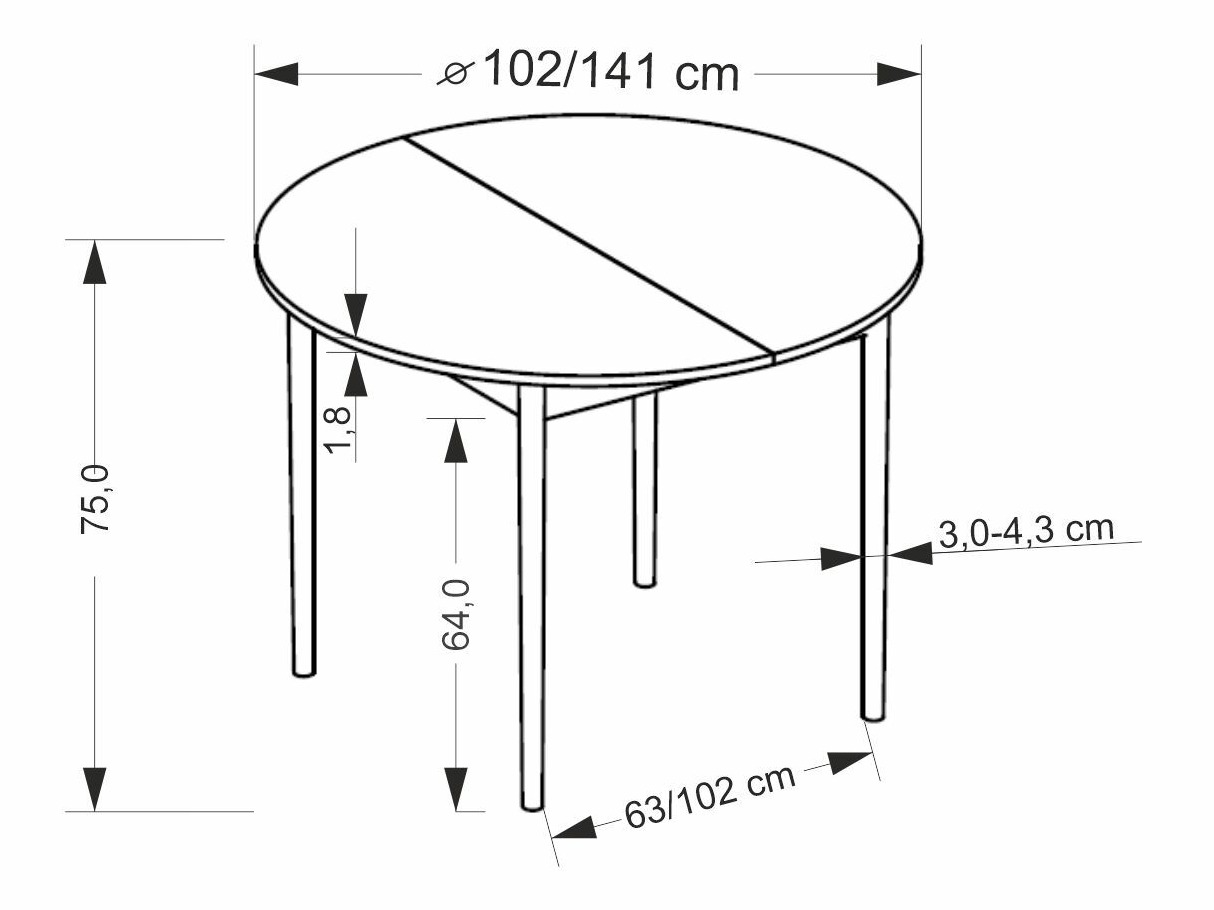 Stol Houston 1990 (Svijetlo drvo + Kašmir)