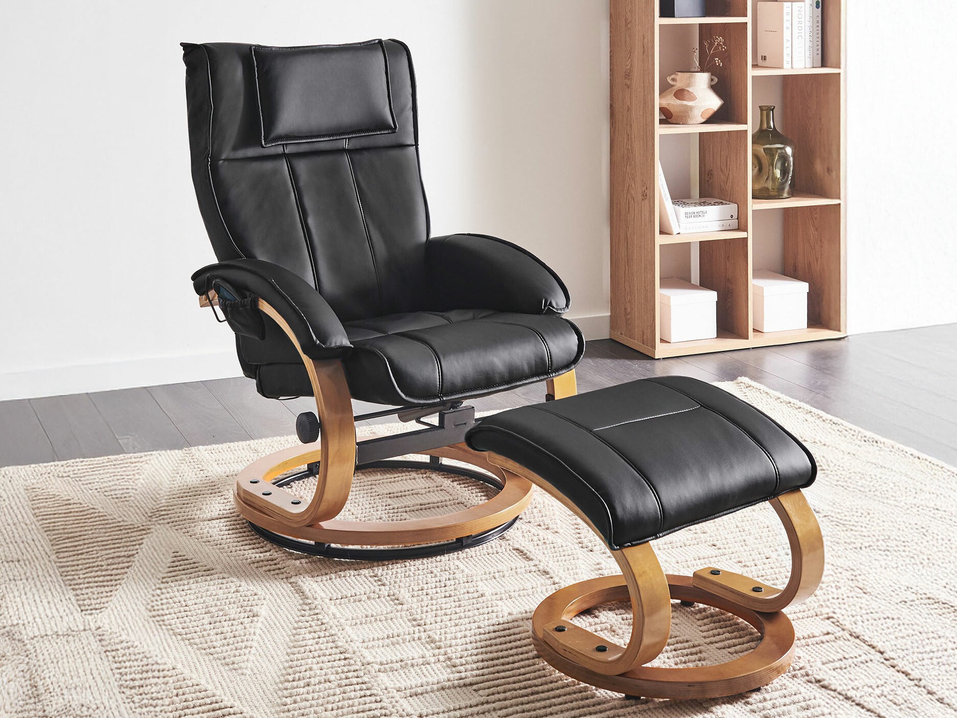 Fotelja Berwyn 2736 (Crna)