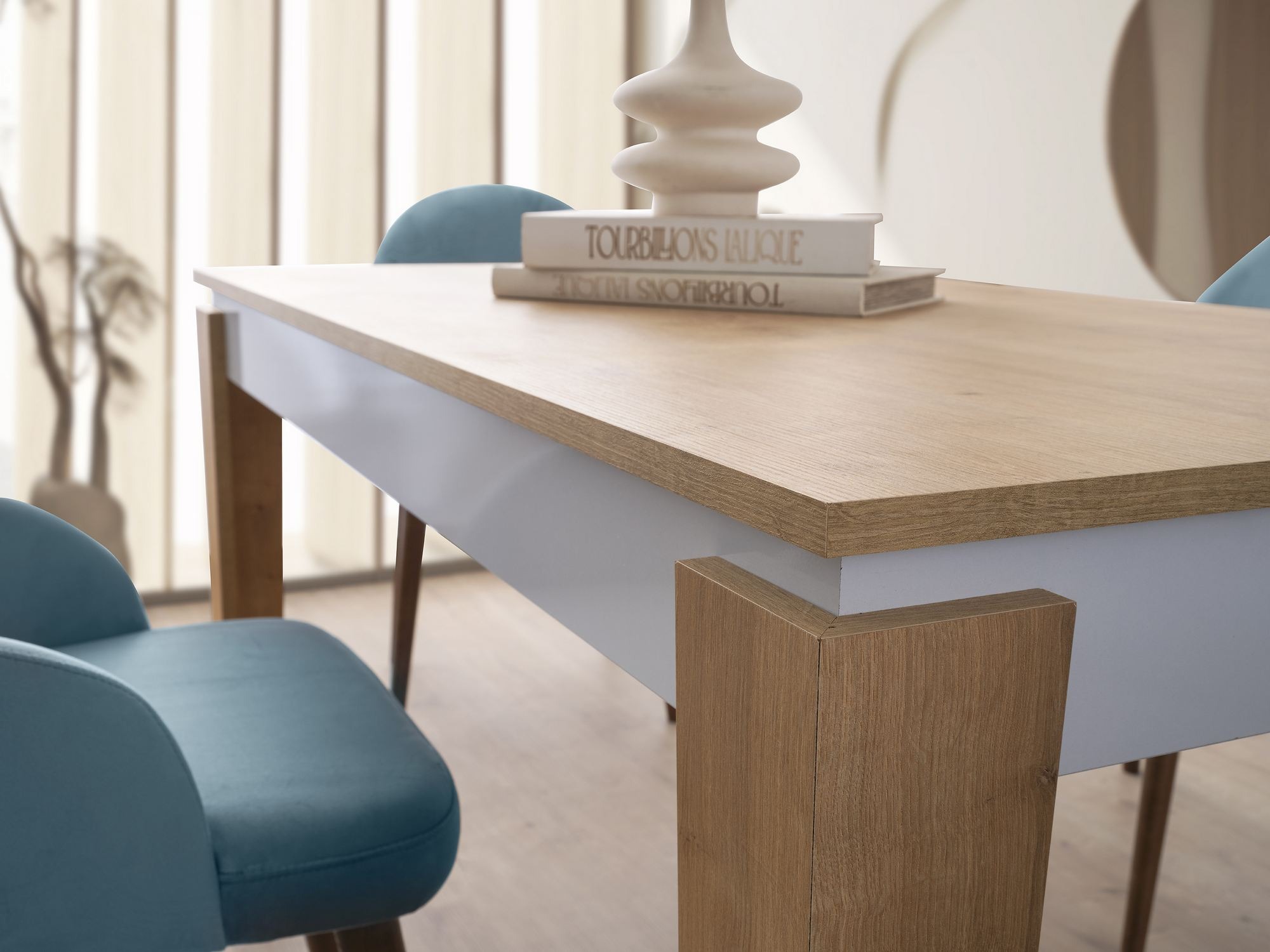 Stol Kailua 2625 (Hrast + Bijela)