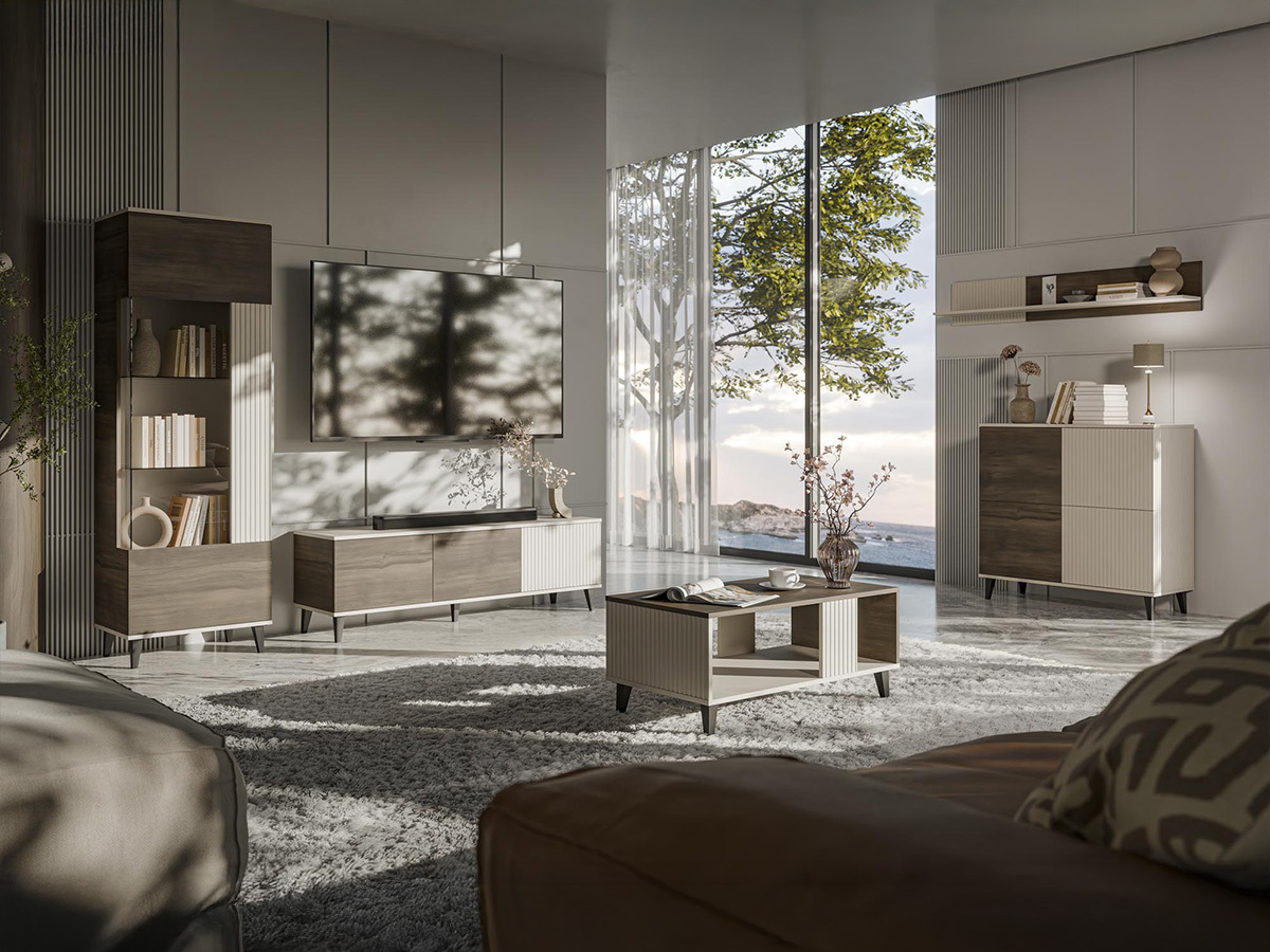 Stolić za kavu Luelia 118 (Orah + Kašmir)