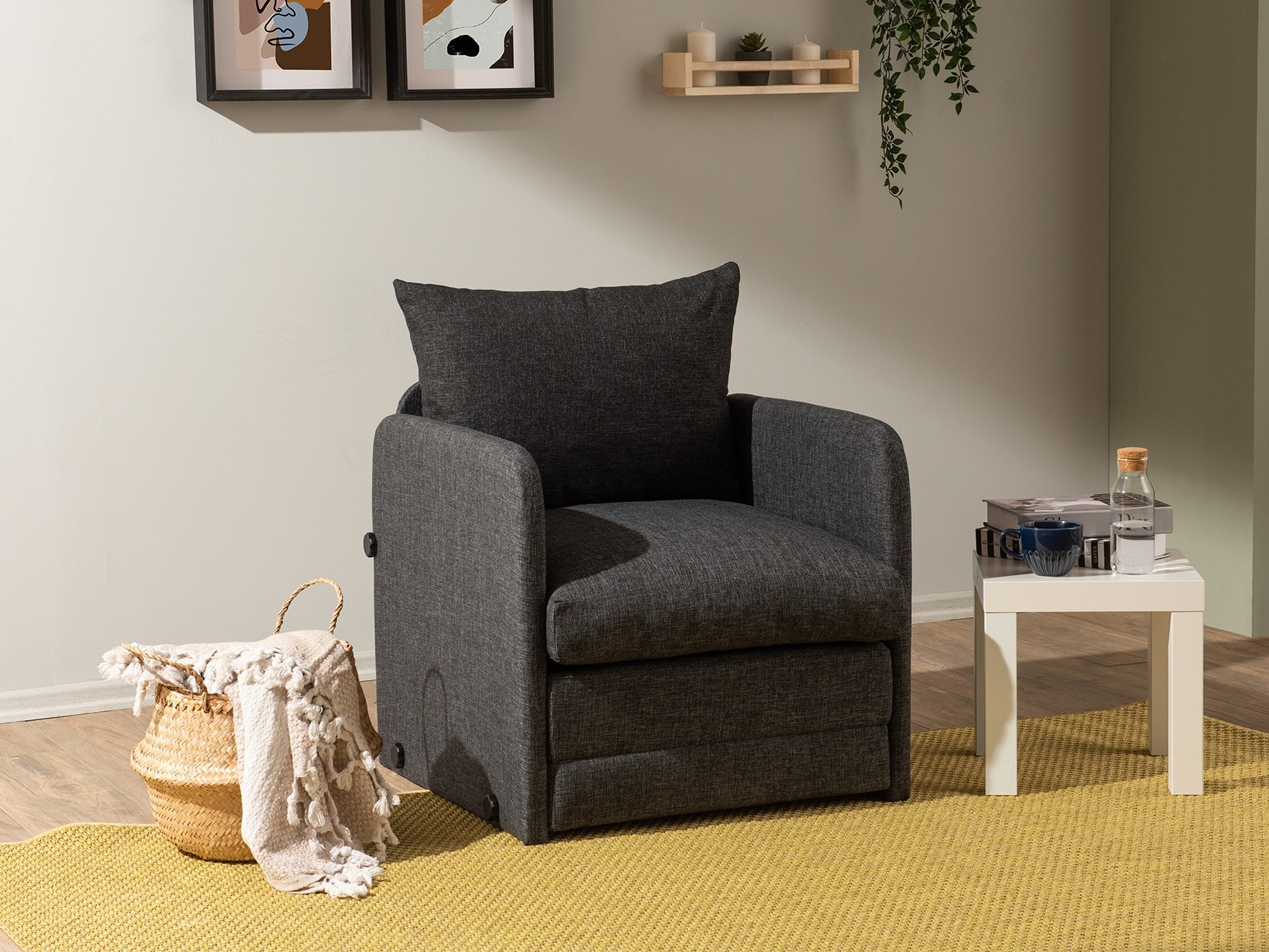 Fotelja Altadena 616 (Tamno siva)