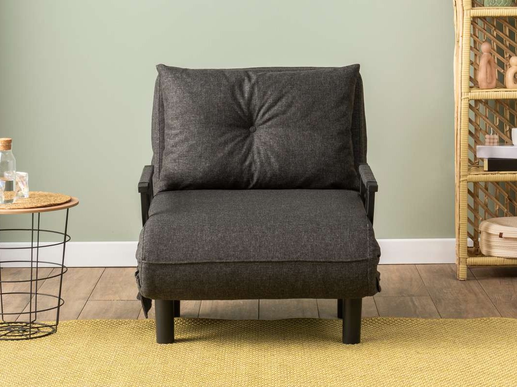 Fotelja Altadena 617 (Tamno sivo)