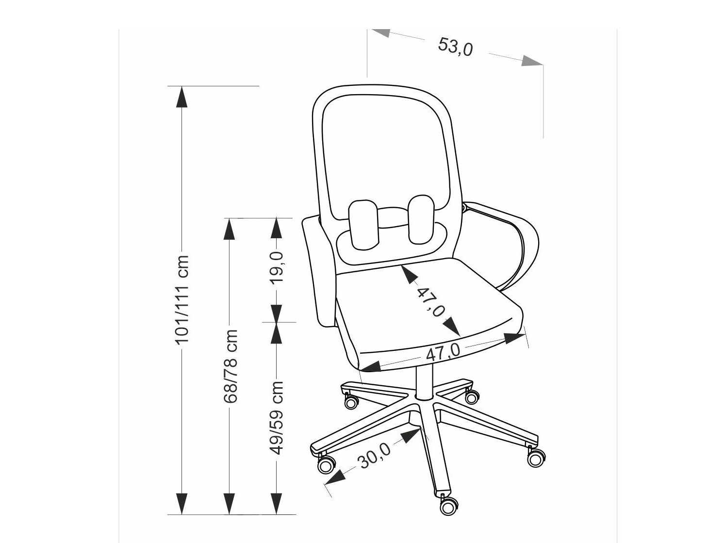 Uredska stolica Houston 1999