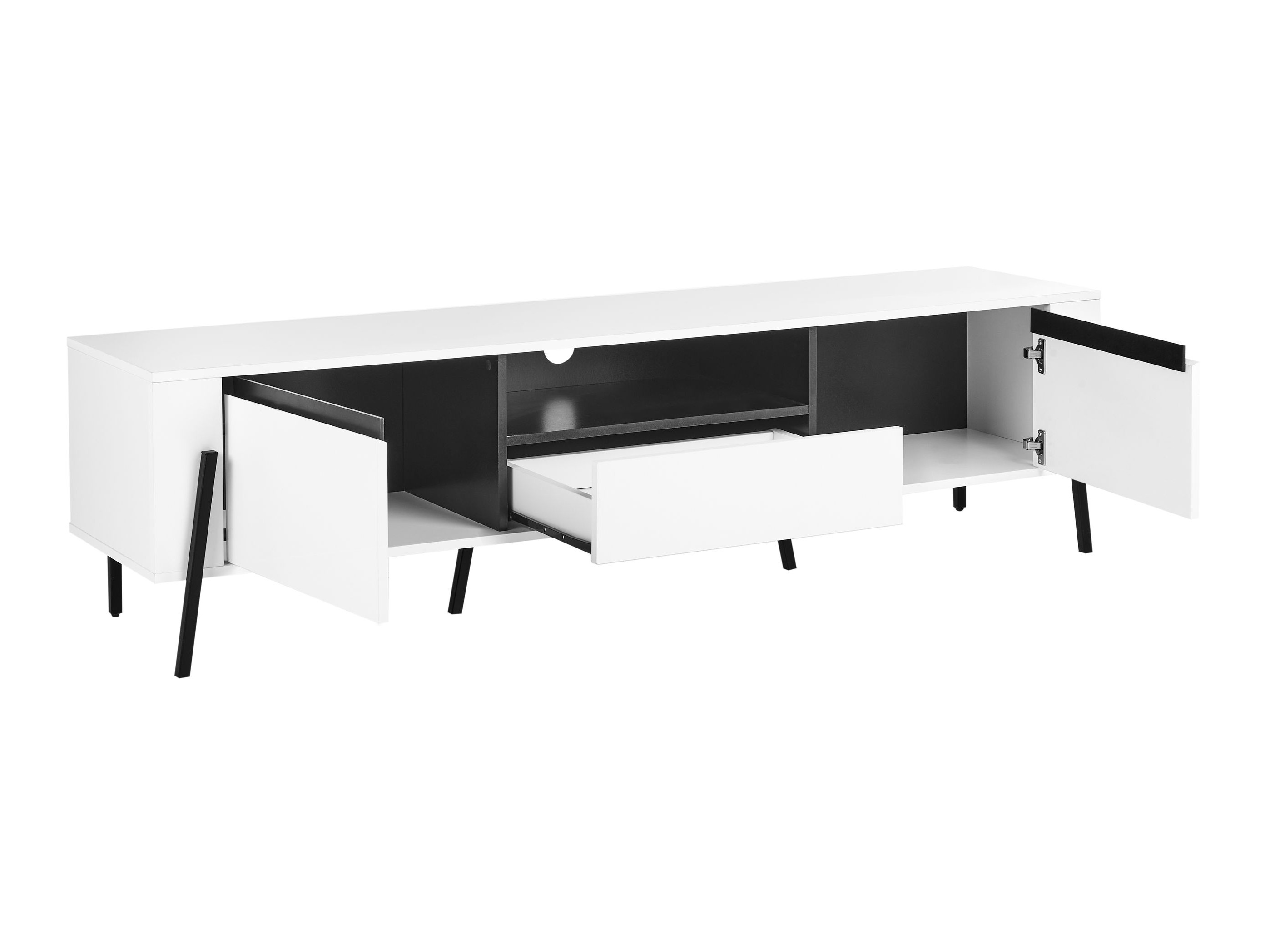 TV stol Berwyn 544 (Bijela + Crna)