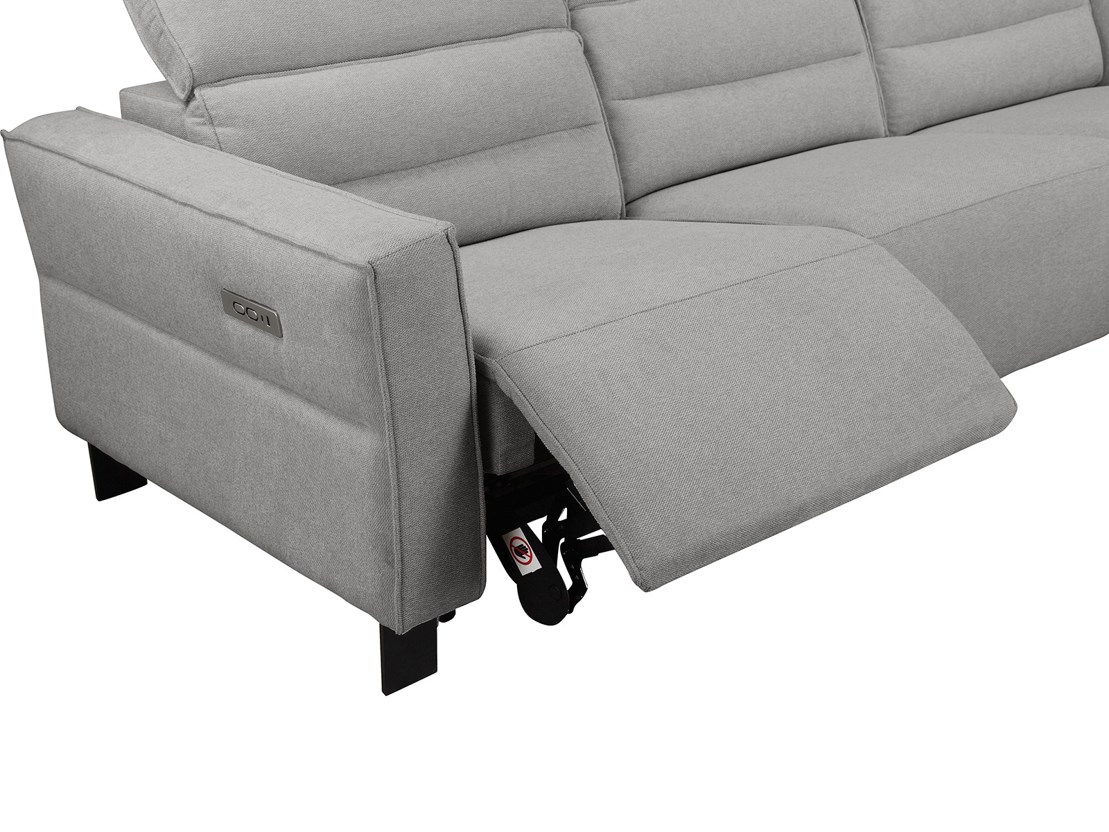 Podesiva kutna ganitura Denton 1486 (Svijetlo siva)