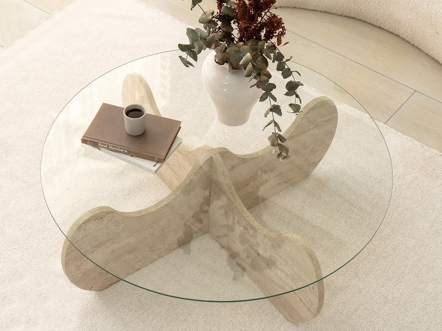 Stolić za kavu Kailua 2630 (Svijetla Travertine)