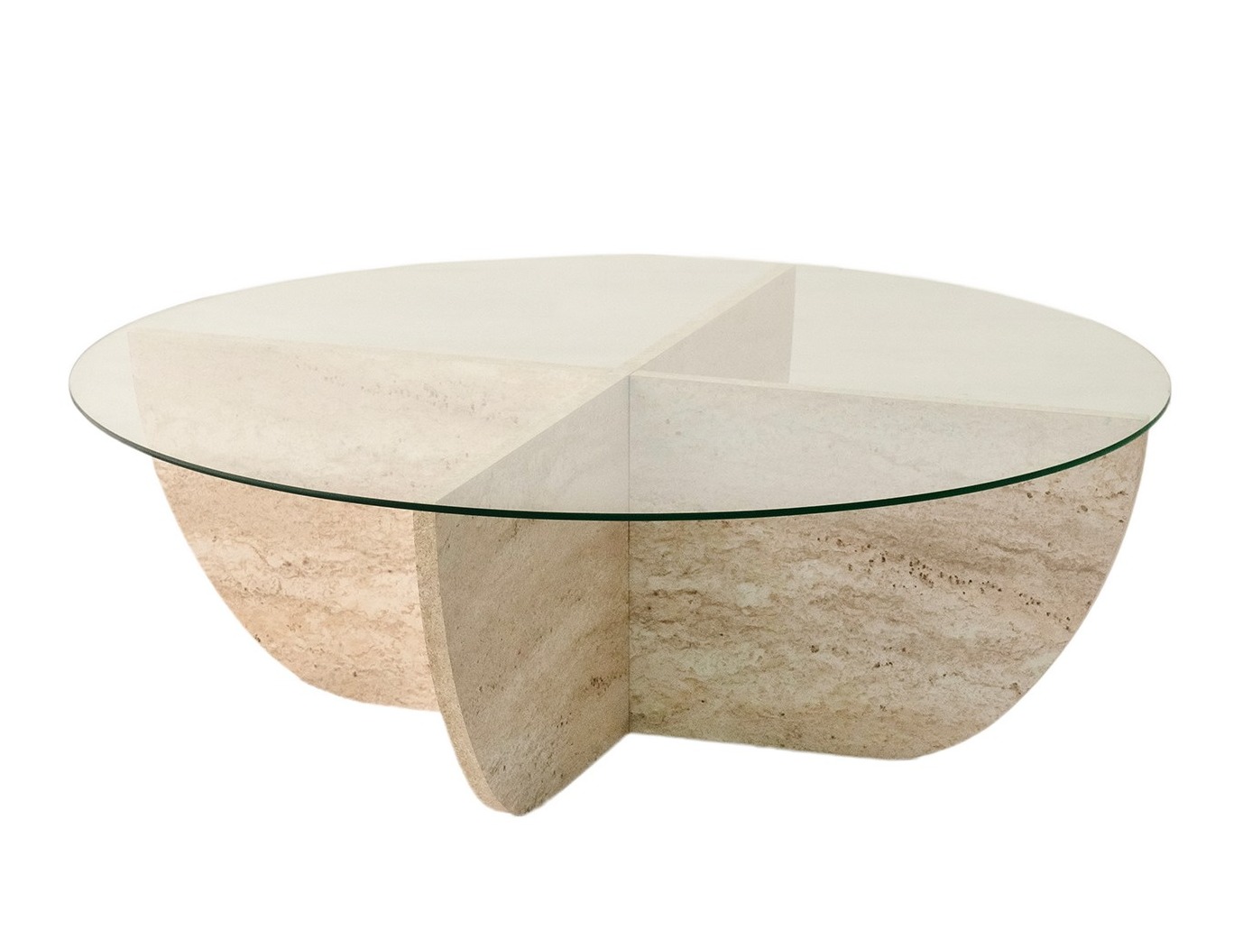 Stolić za kavu Kailua 411 (Svijetli travertin)