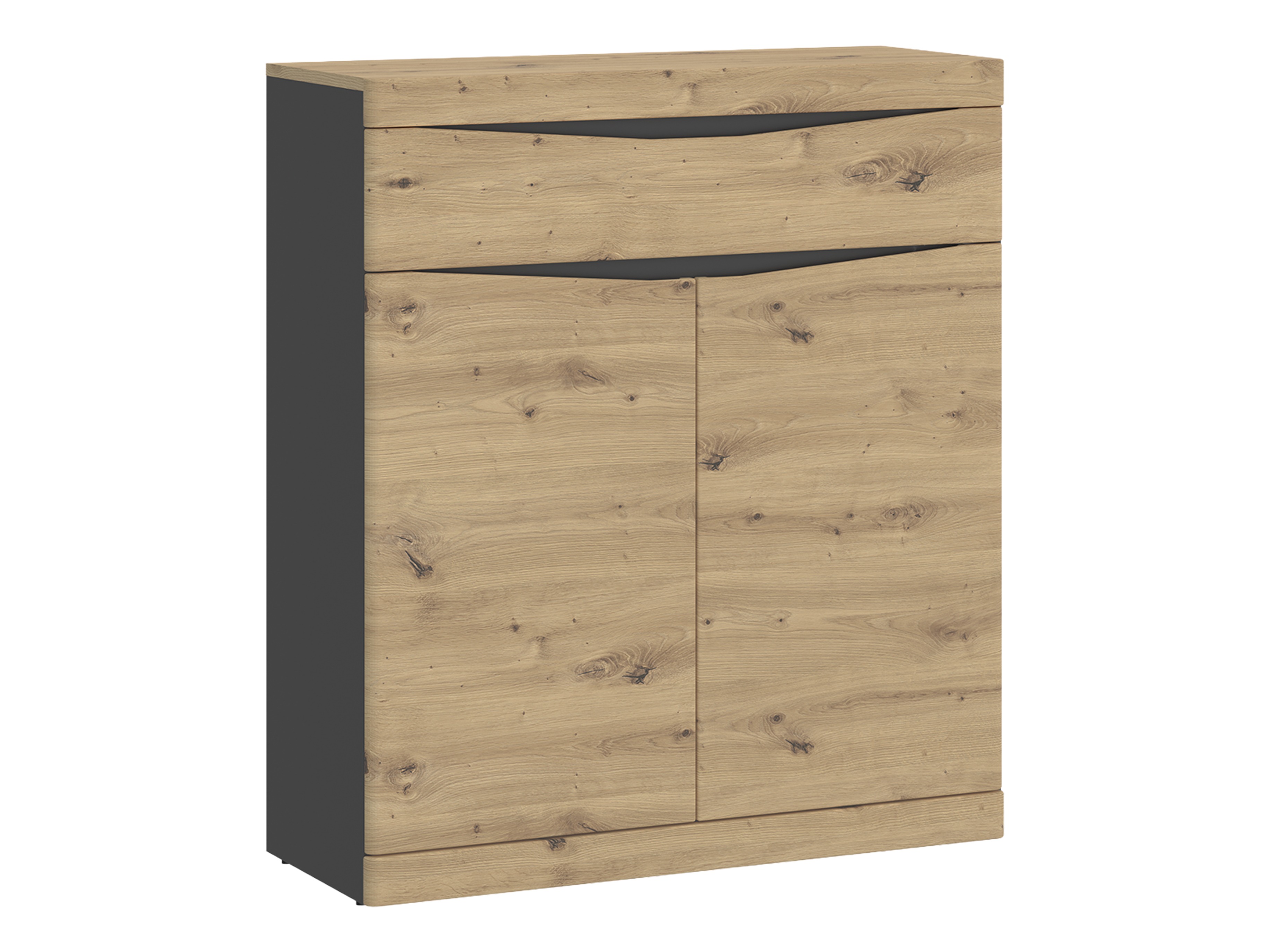 Komoda Venlori 115 (Hrast Artisan + Antracit)