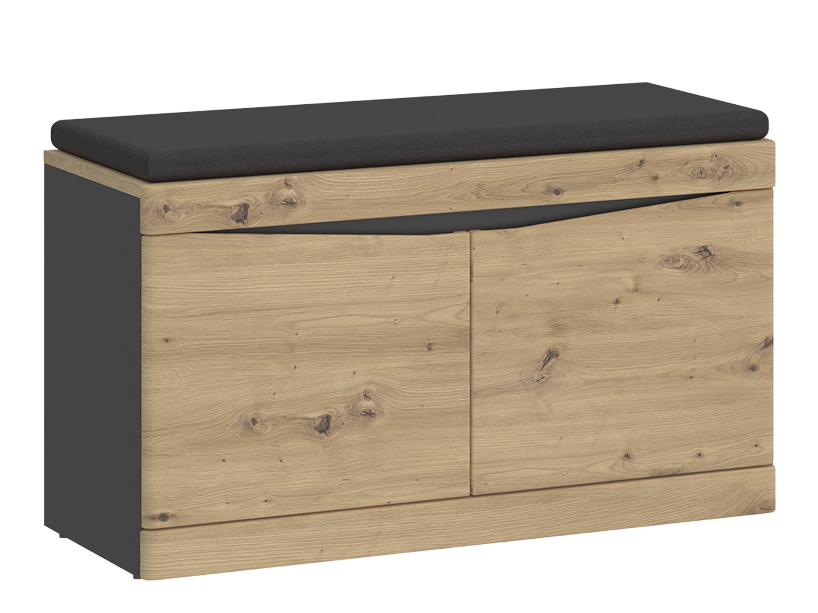 Ormarić za cipele Ontario 146 (Hrast Artisan + Antracit)