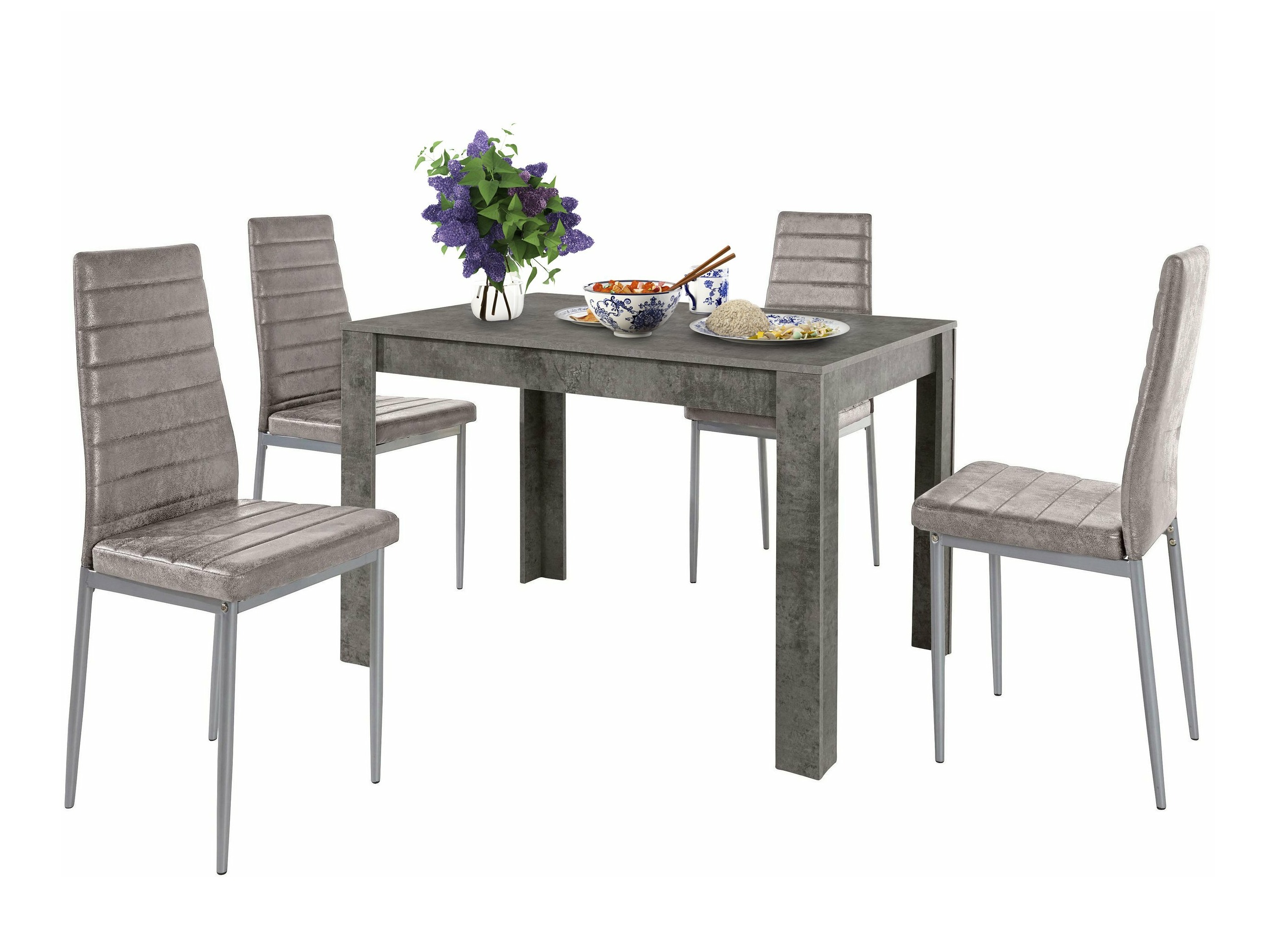 Blagovaonski set Denton 447 (Svijetlo siva)