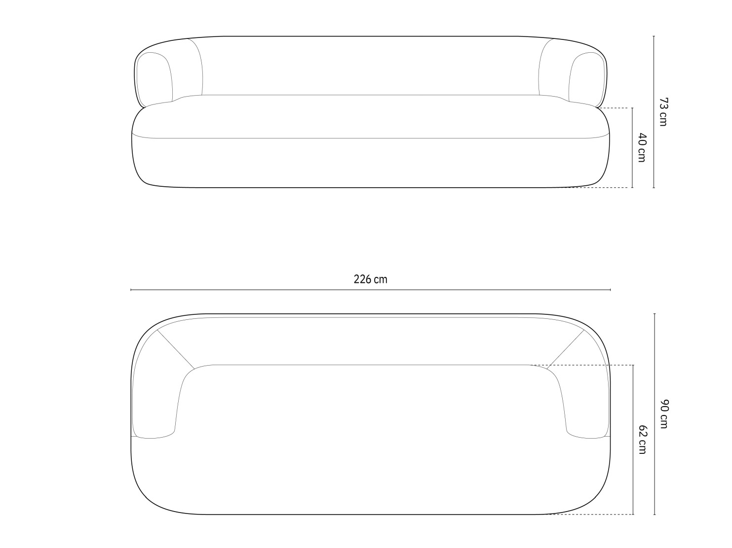 Kauč Beckley 144 (New or Never 01)